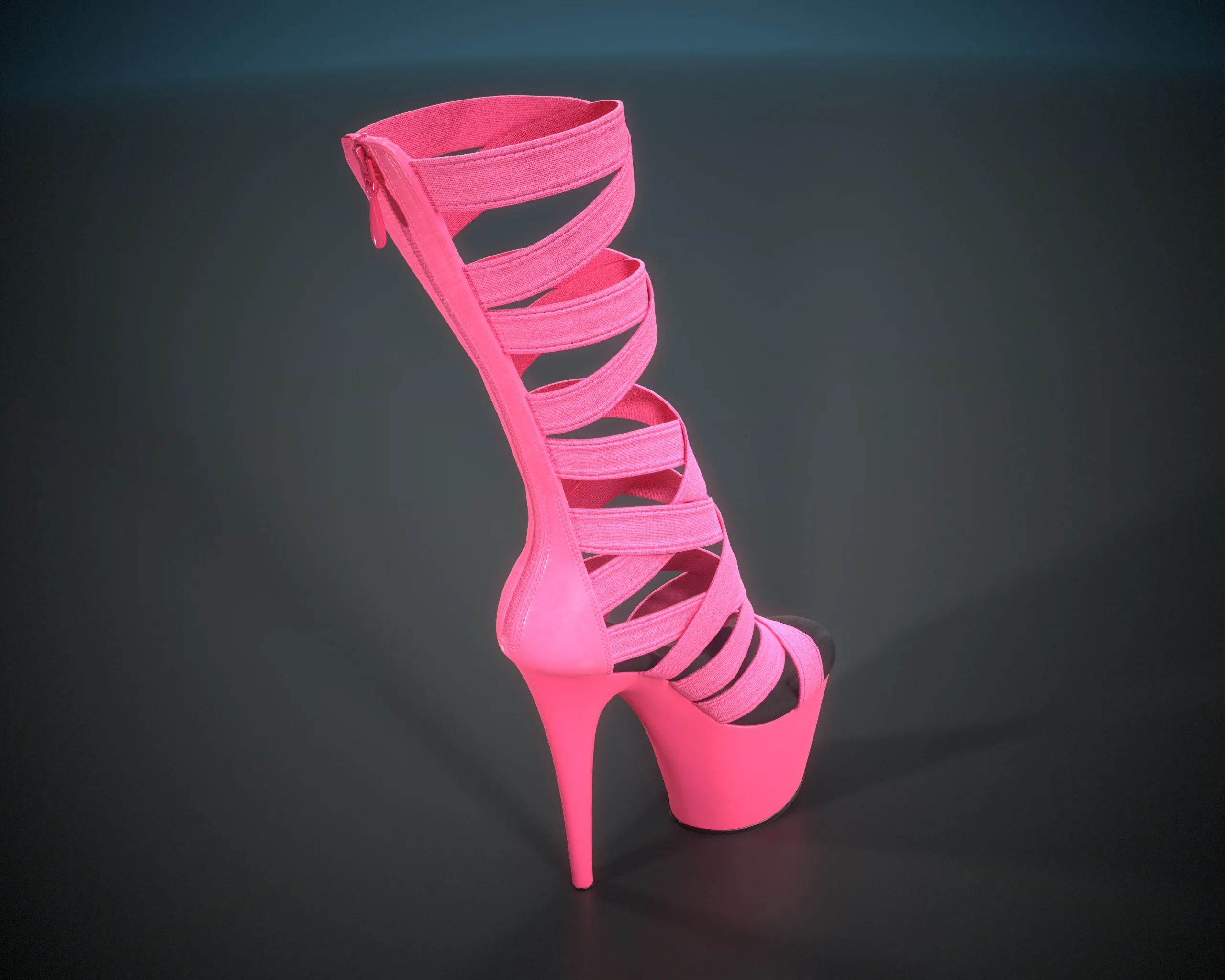 Banded Platform Stiletto Shoes