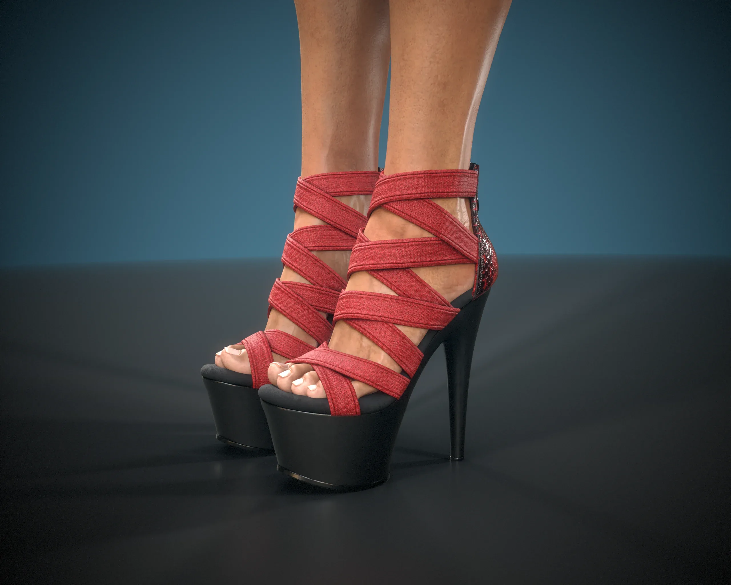Banded Platform Stiletto Shoes 2