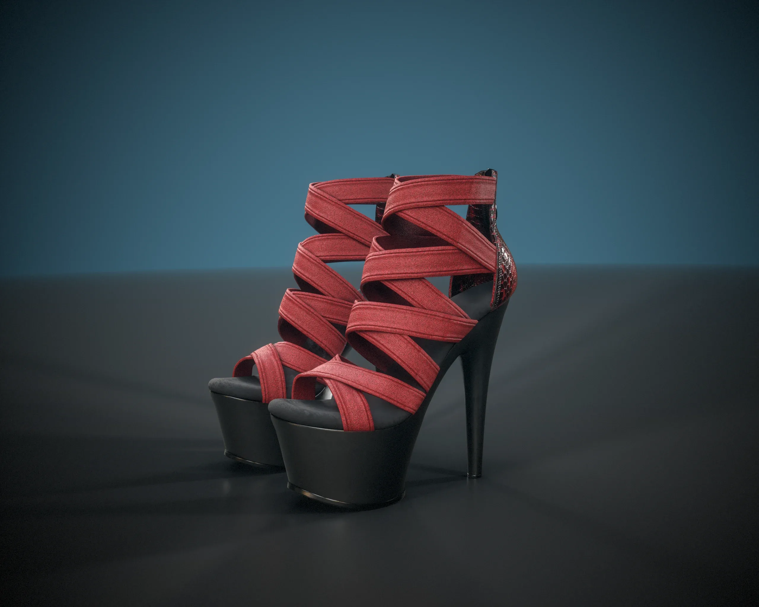 Banded Platform Stiletto Shoes 2