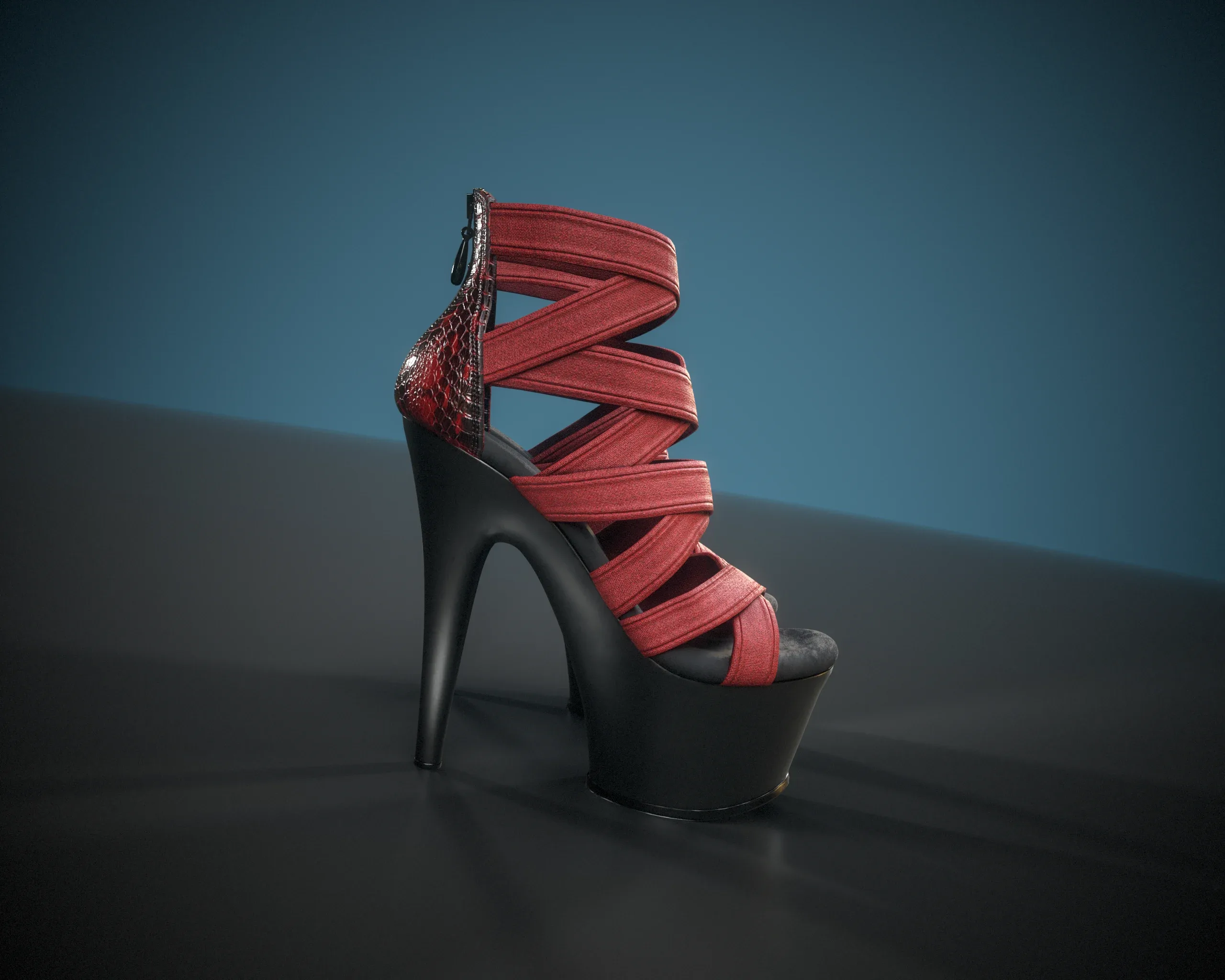 Banded Platform Stiletto Shoes 2