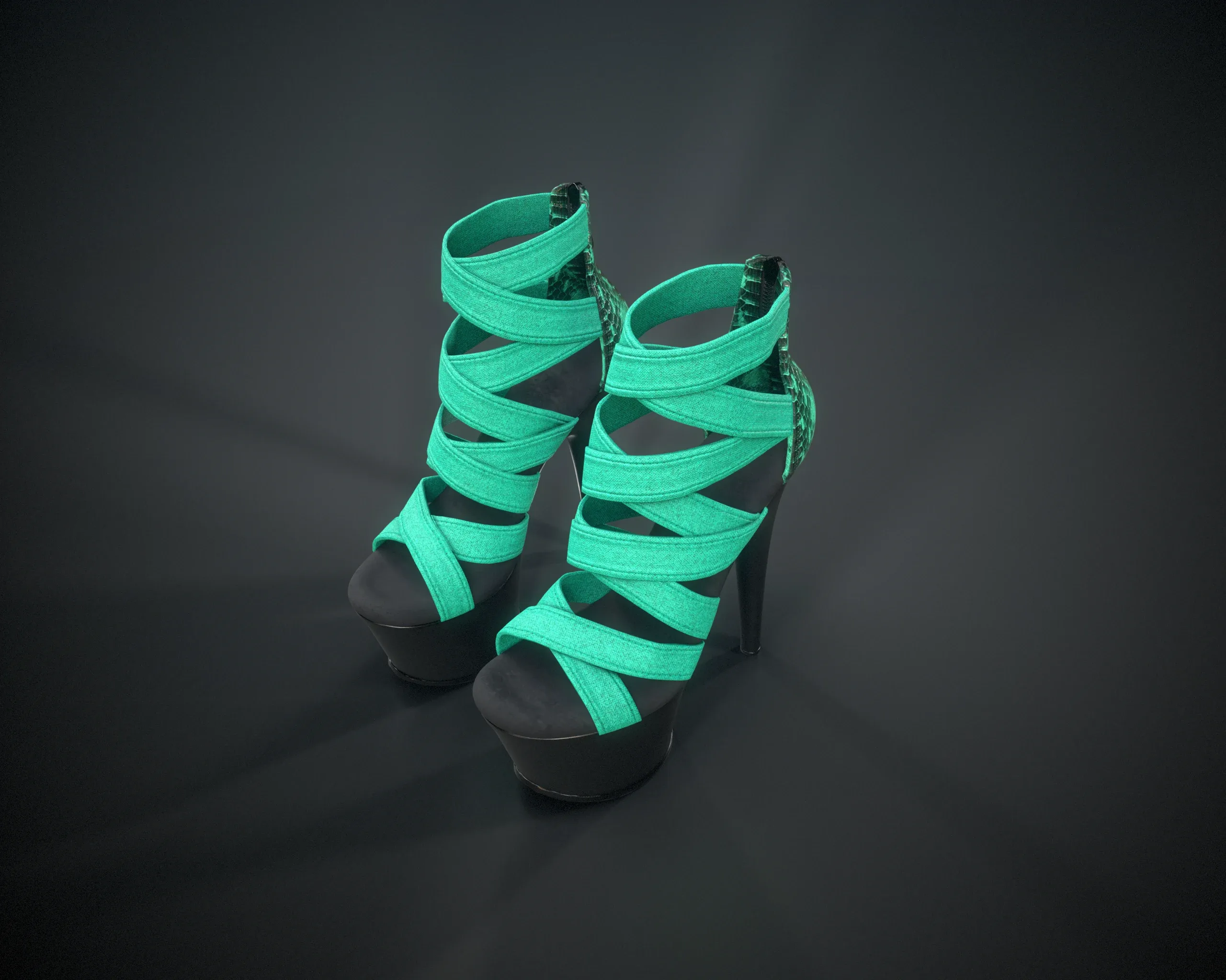 Banded Platform Stiletto Shoes 2