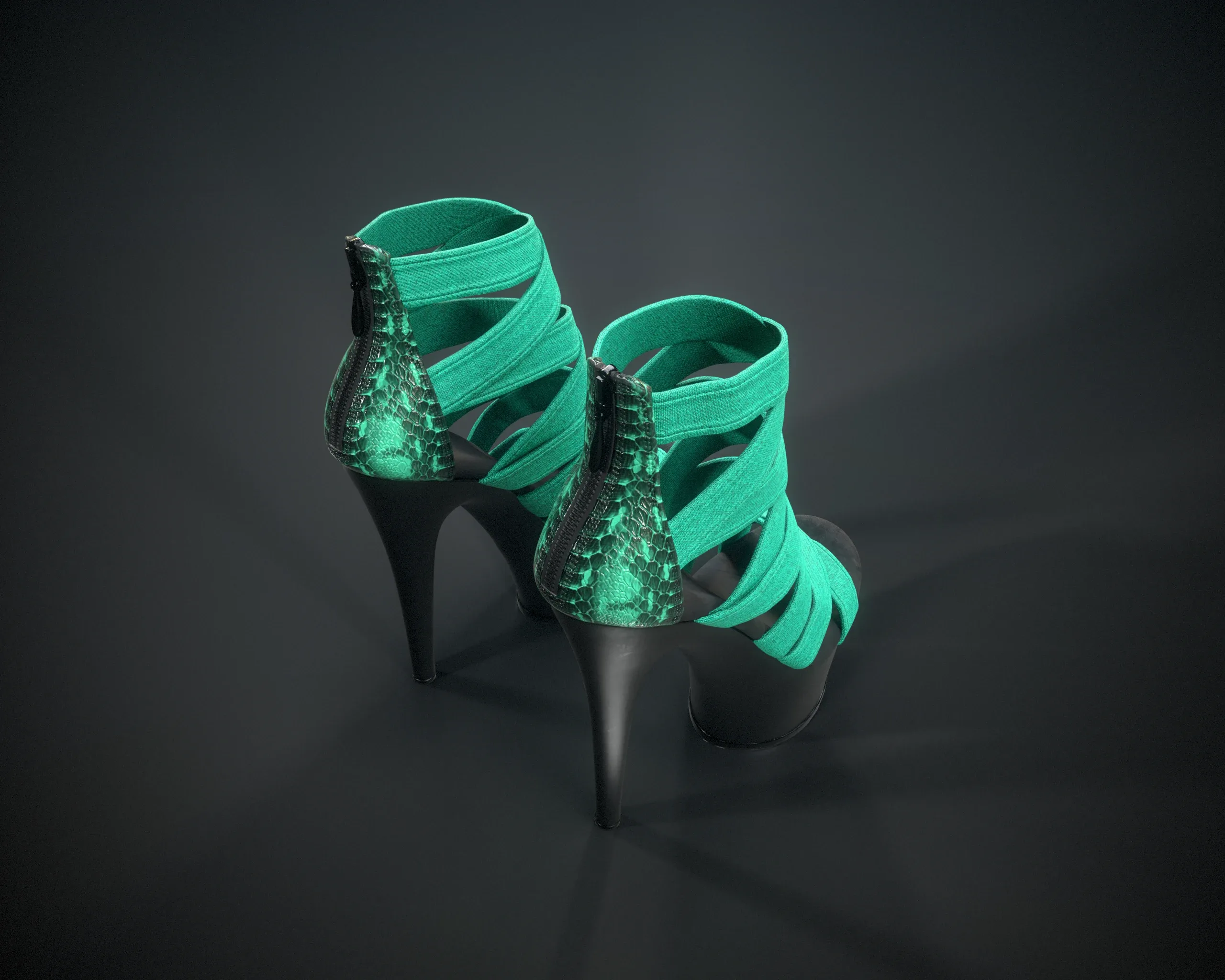 Banded Platform Stiletto Shoes 2
