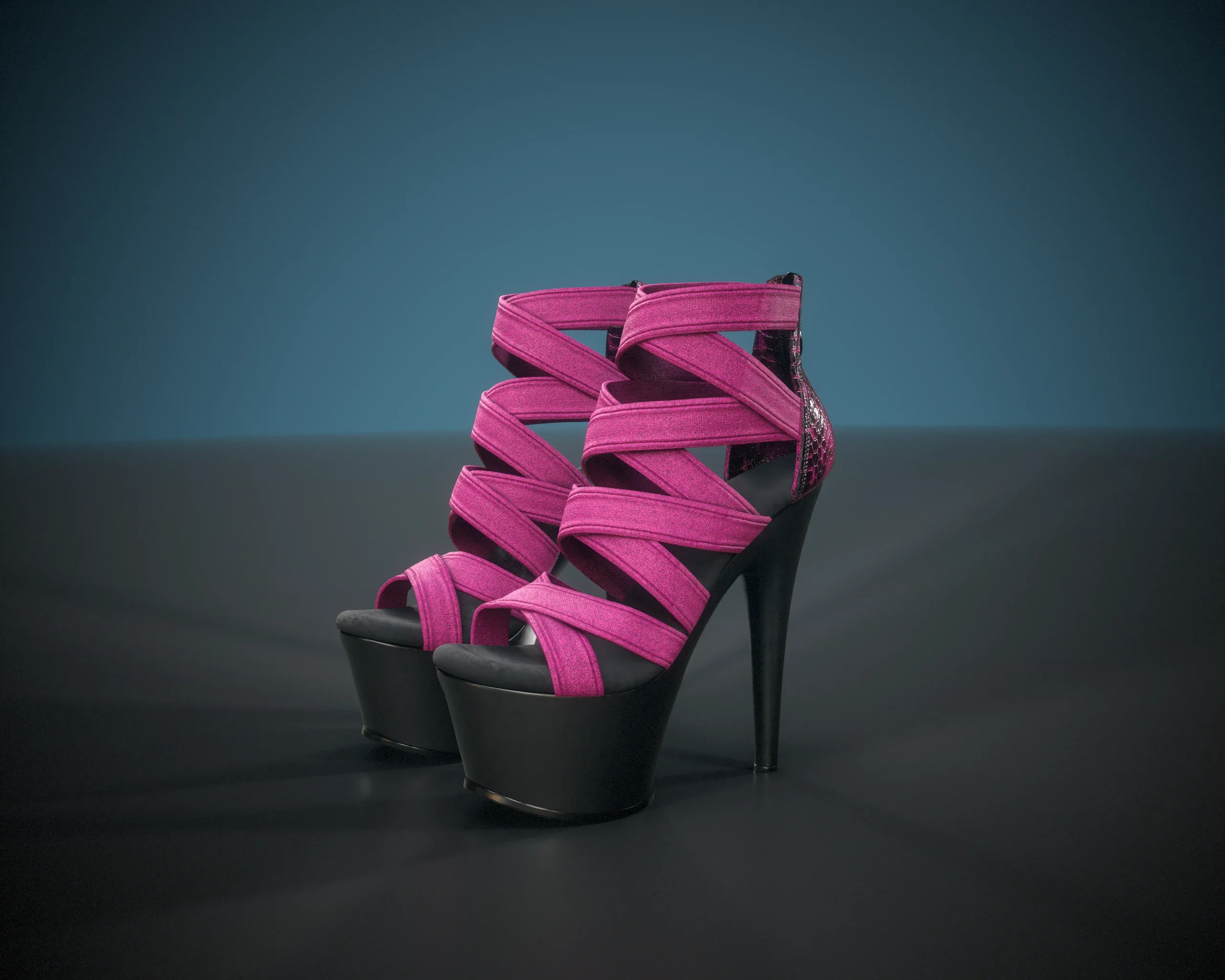 Banded Platform Stiletto Shoes 2