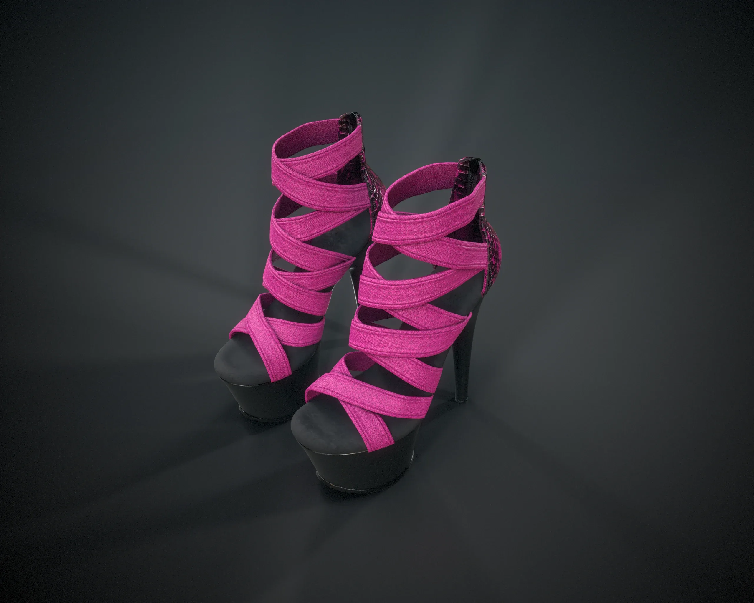 Banded Platform Stiletto Shoes 2