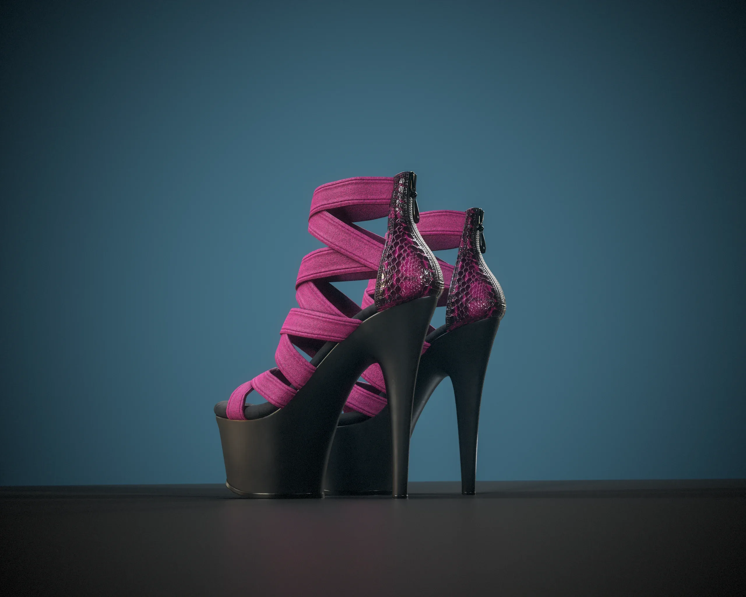 Banded Platform Stiletto Shoes 2