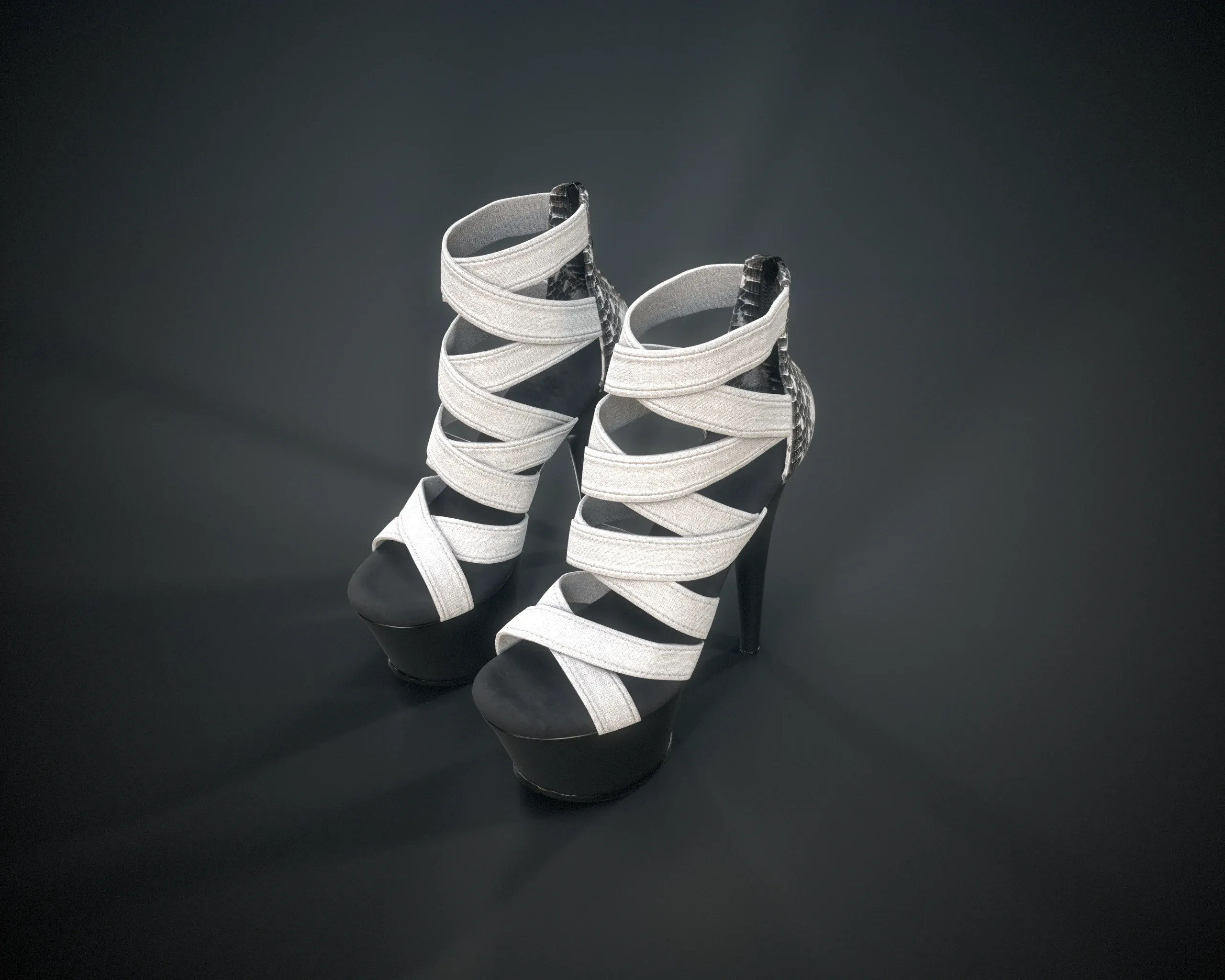 Banded Platform Stiletto Shoes 2