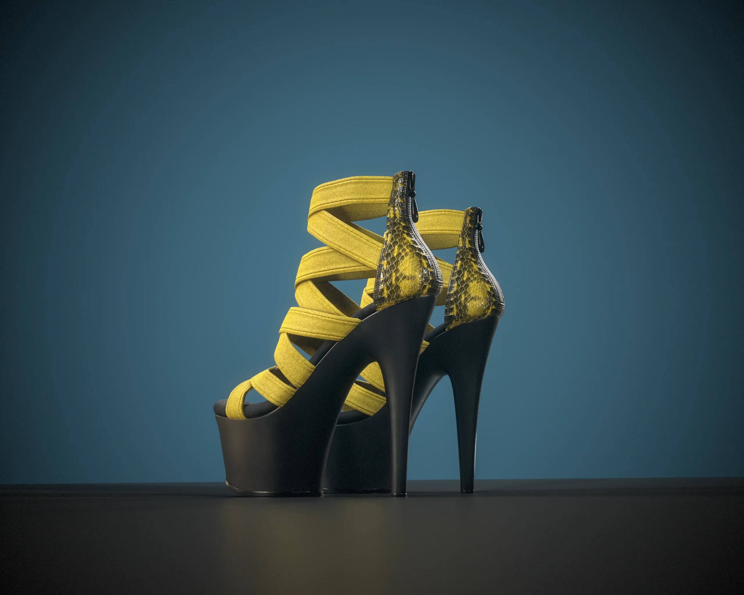 Banded Platform Stiletto Shoes 2