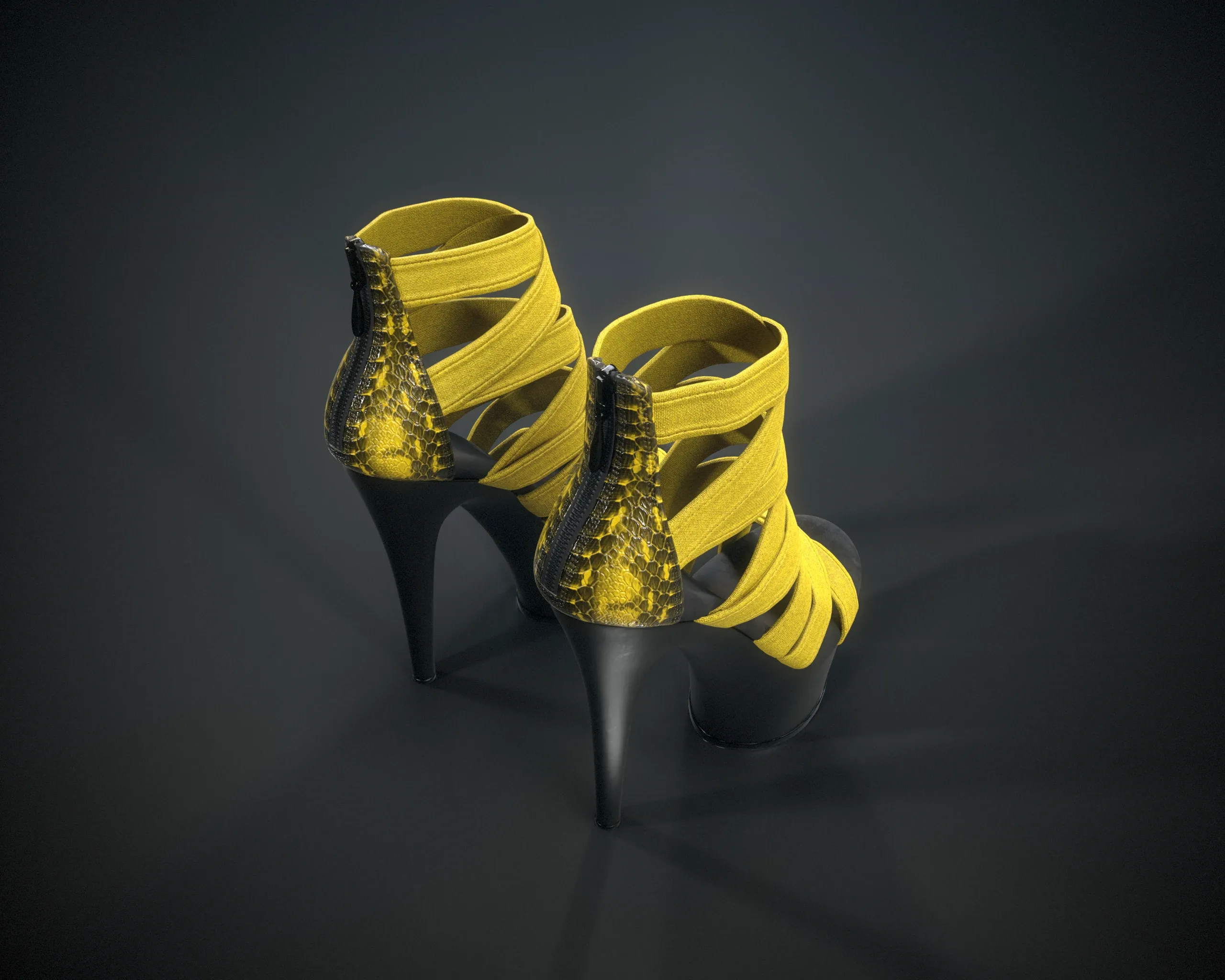 Banded Platform Stiletto Shoes 2