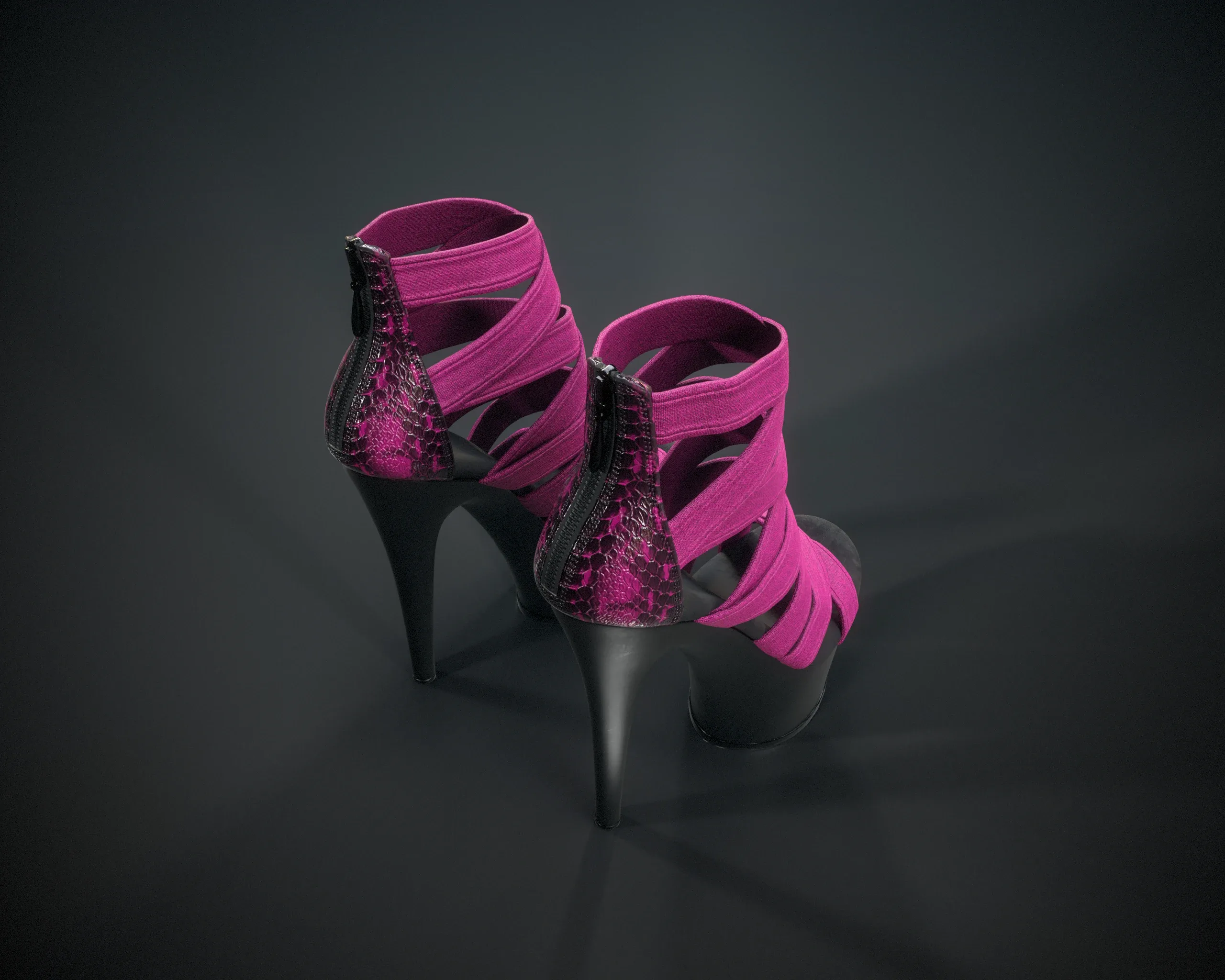 Banded Platform Stiletto Shoes 2