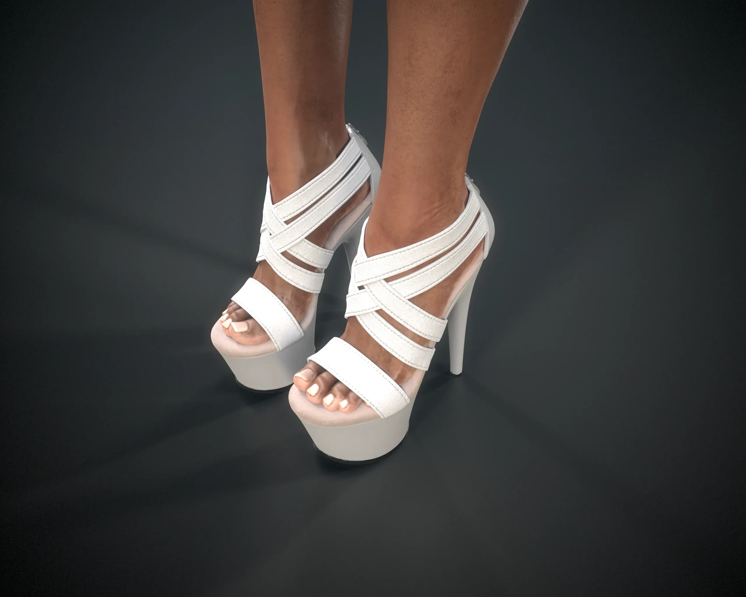 Banded Platform Stiletto Shoes 3