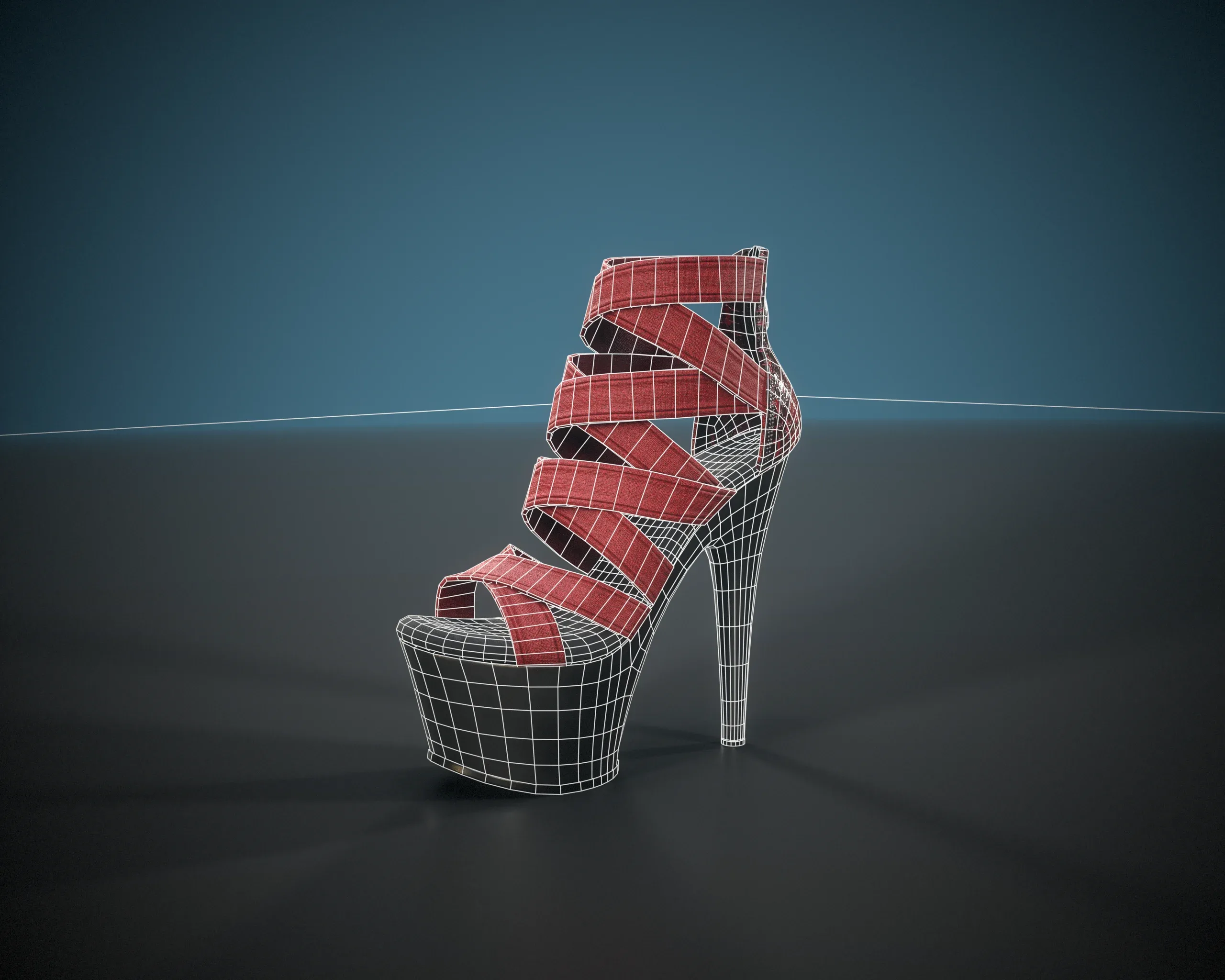 Banded Platform Stiletto Shoes 2