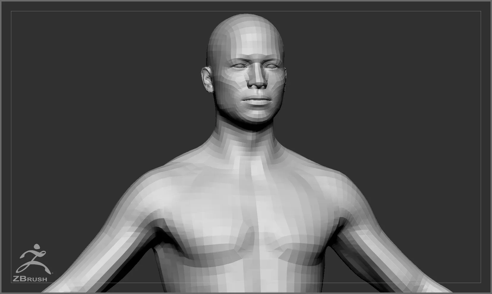 Average Body Lowpoly Basemesh Set