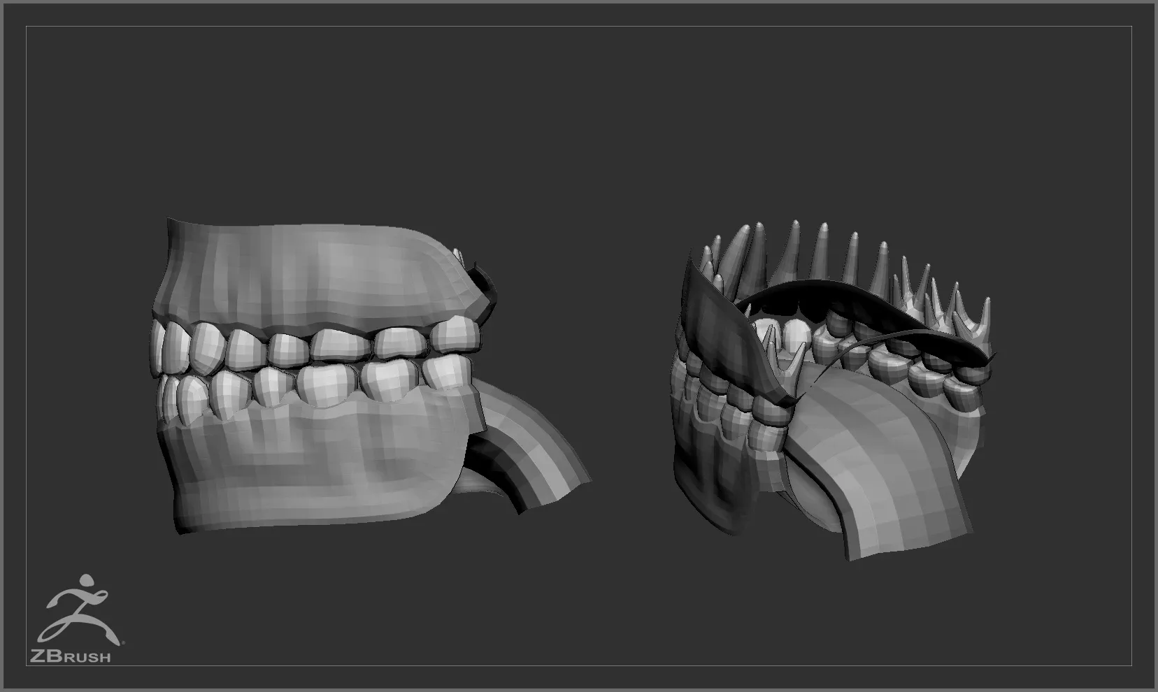 Average Body Lowpoly Basemesh Set