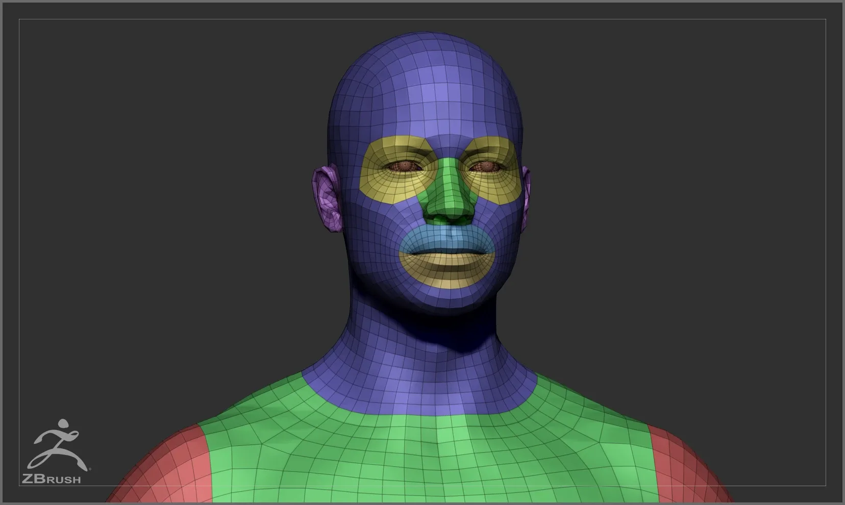 Average Body Lowpoly Basemesh Set