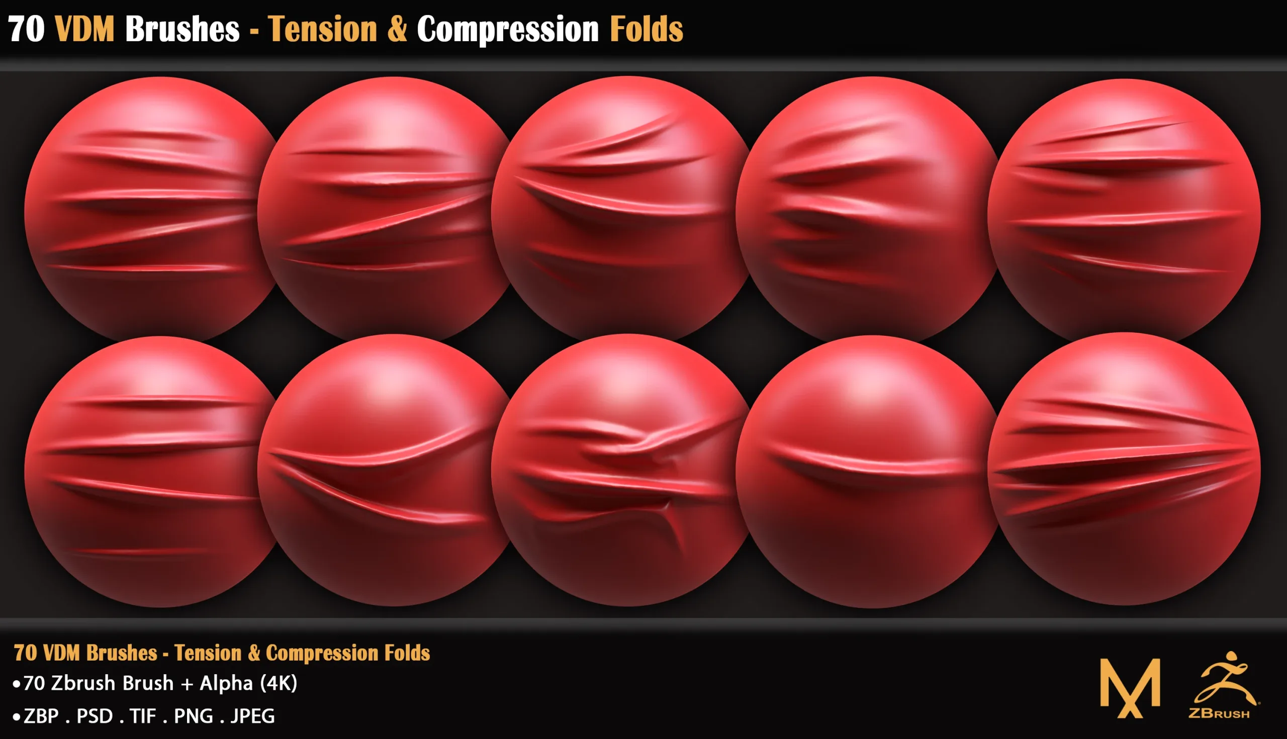 70 VDM Brushes - Tension & Compression Folds (VOL 05)