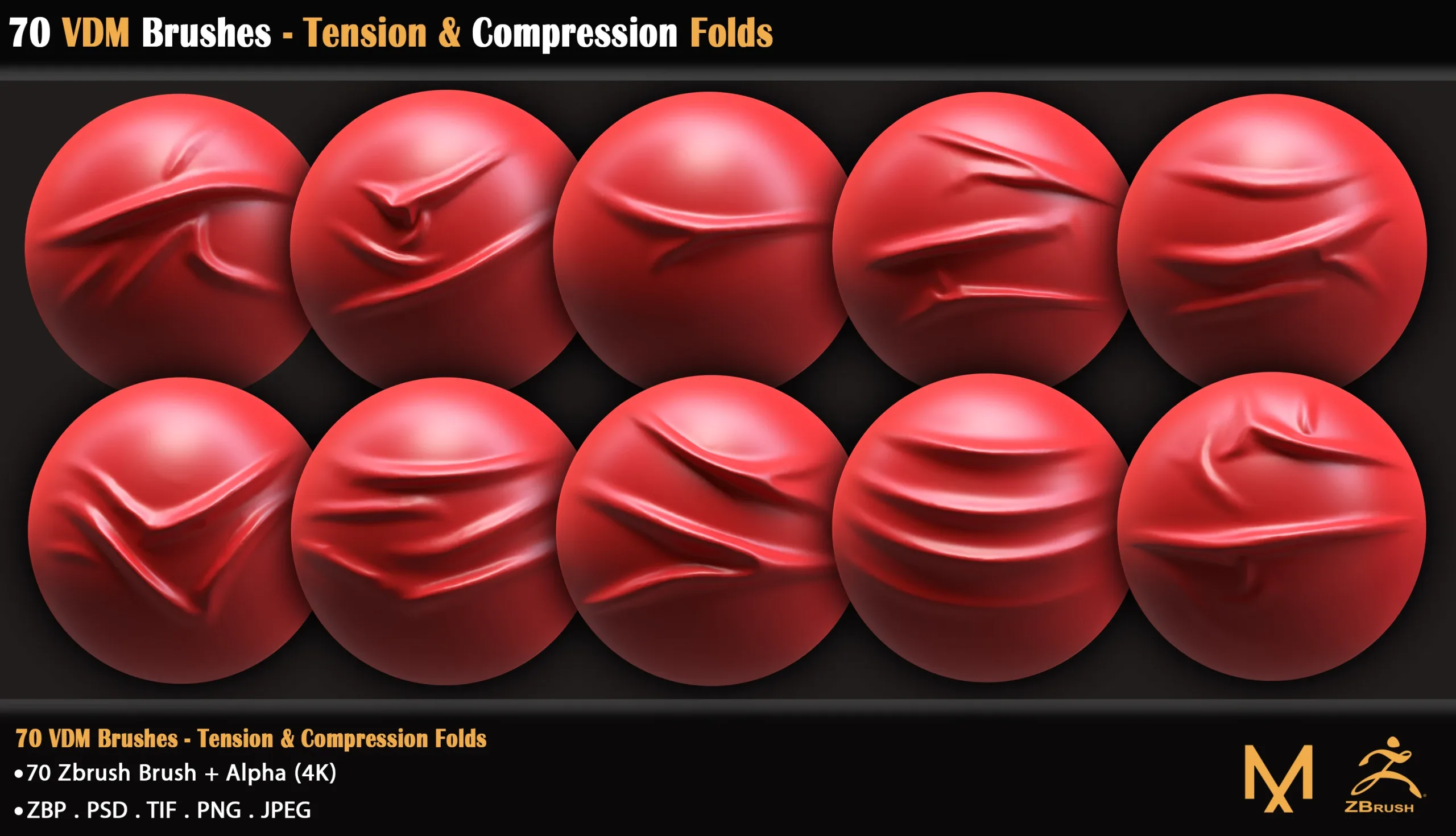 70 VDM Brushes - Tension & Compression Folds (VOL 05)