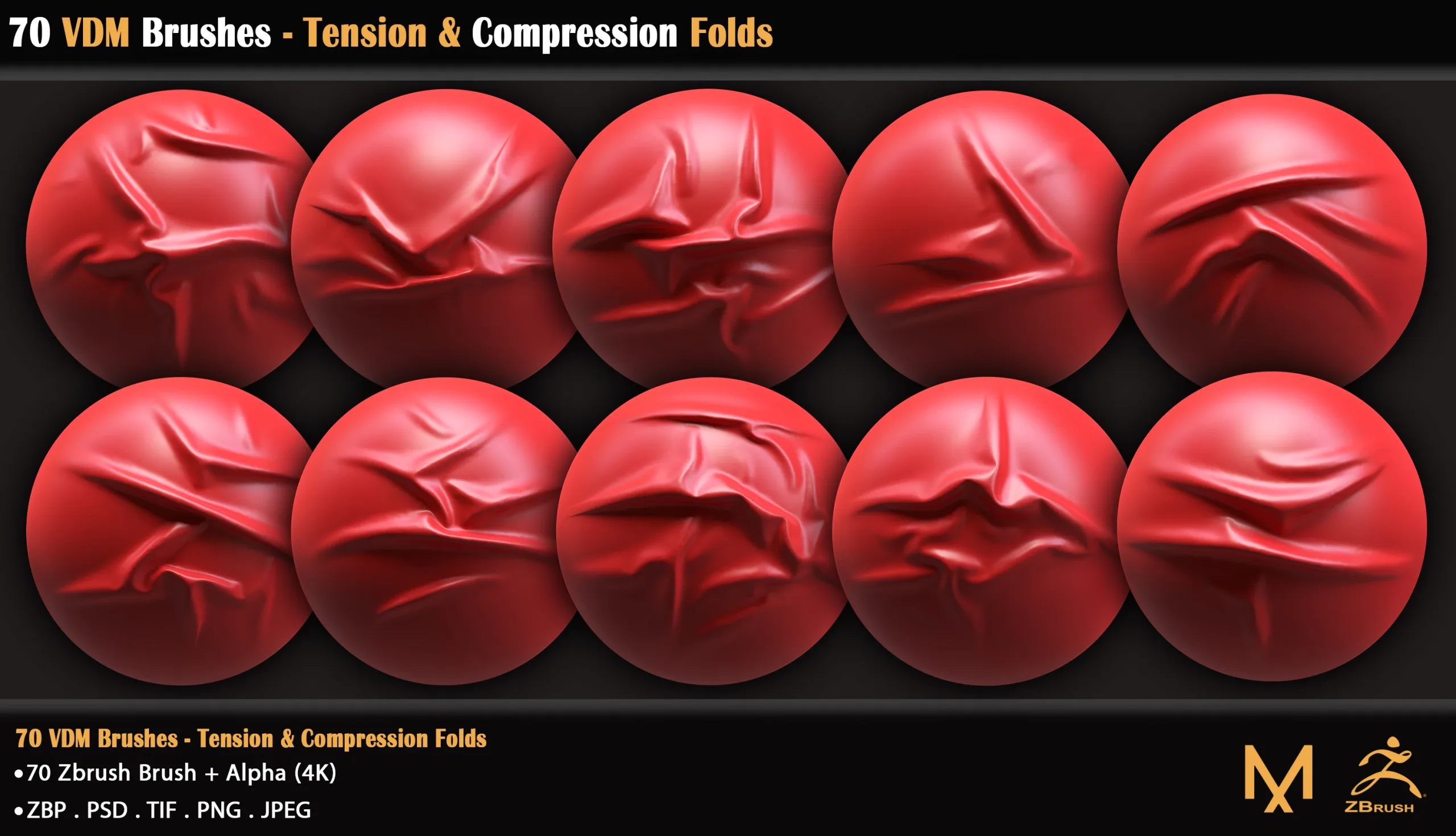 70 VDM Brushes - Tension & Compression Folds (VOL 05)