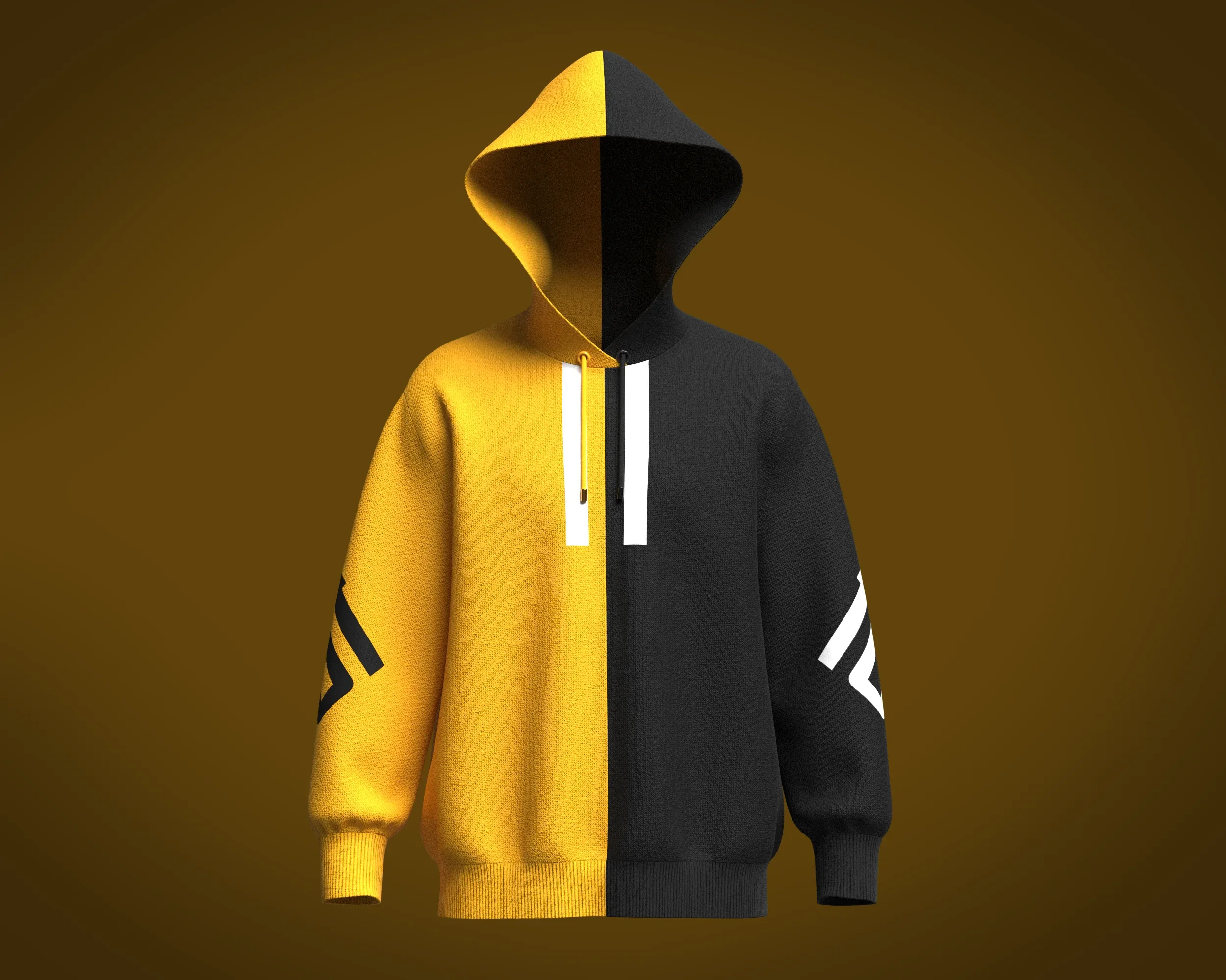 Mens Sports Hoodie | Marvelous / Clo3d / obj / fbx