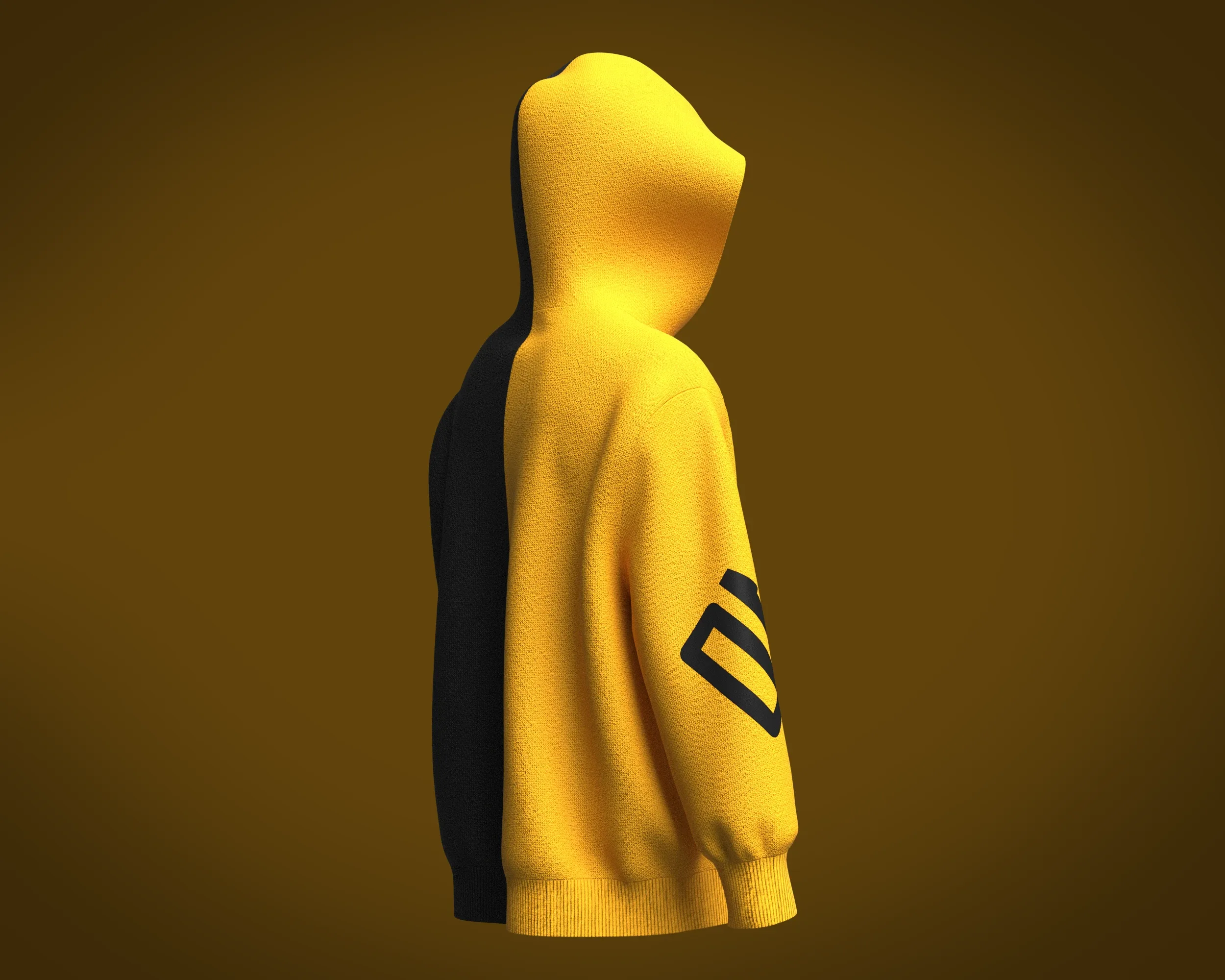 Mens Sports Hoodie | Marvelous / Clo3d / obj / fbx