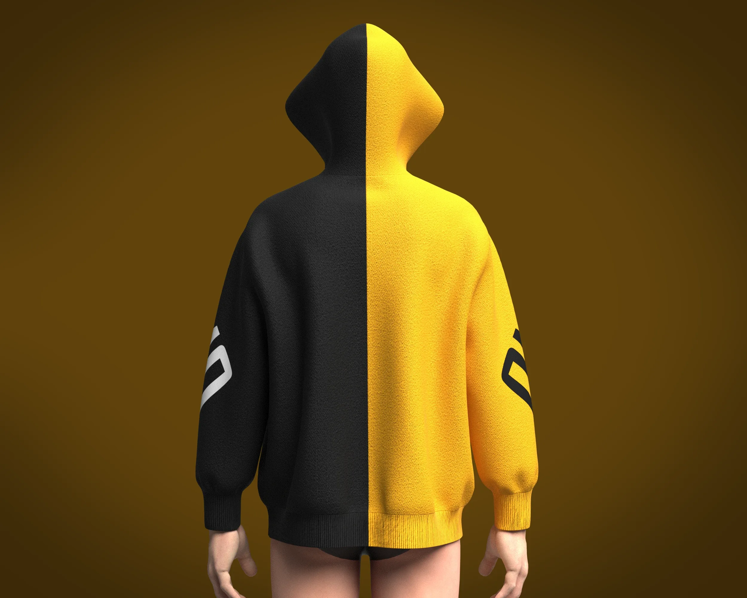 Mens Sports Hoodie | Marvelous / Clo3d / obj / fbx