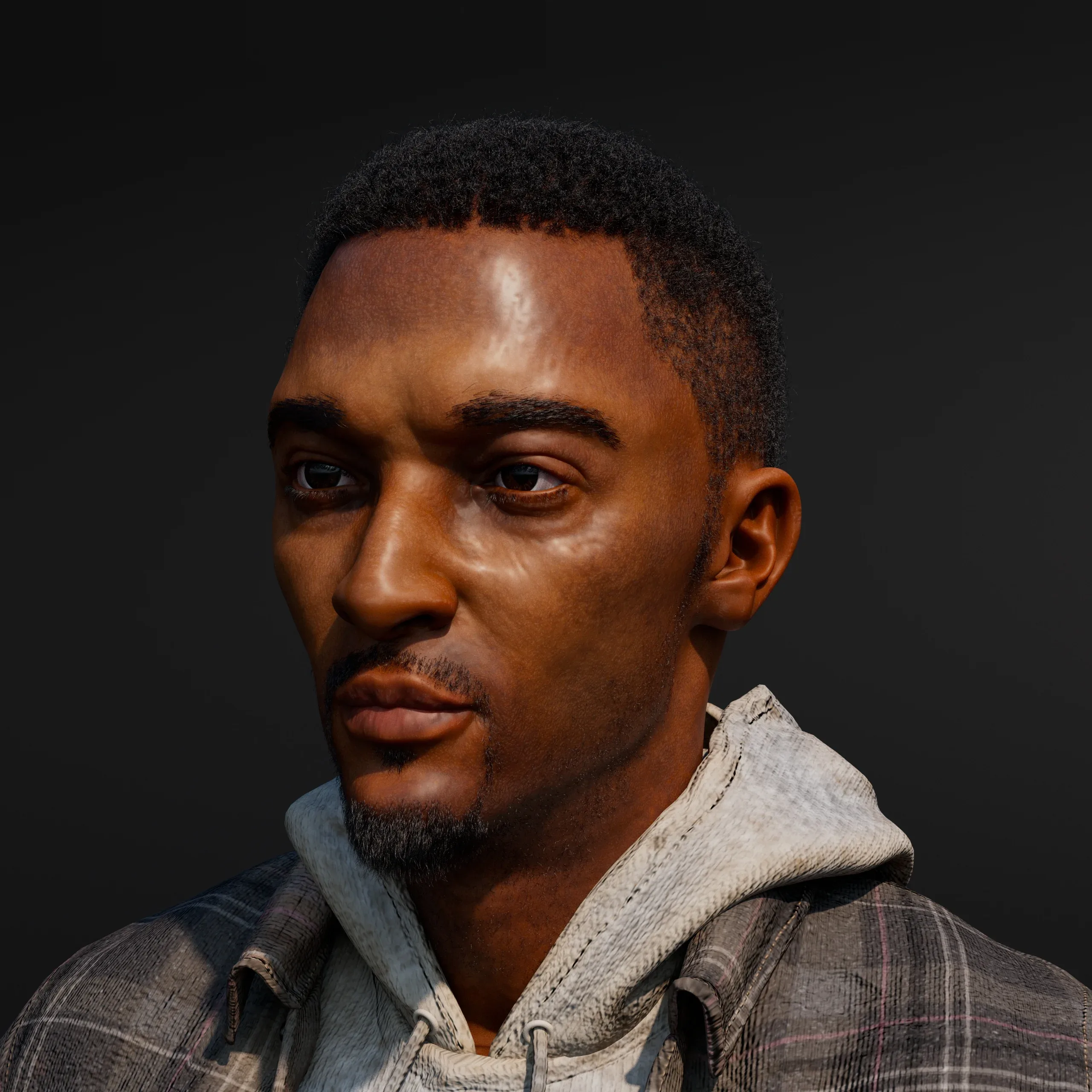 AFRICAN 3D MALE CHARACTER DESIGN