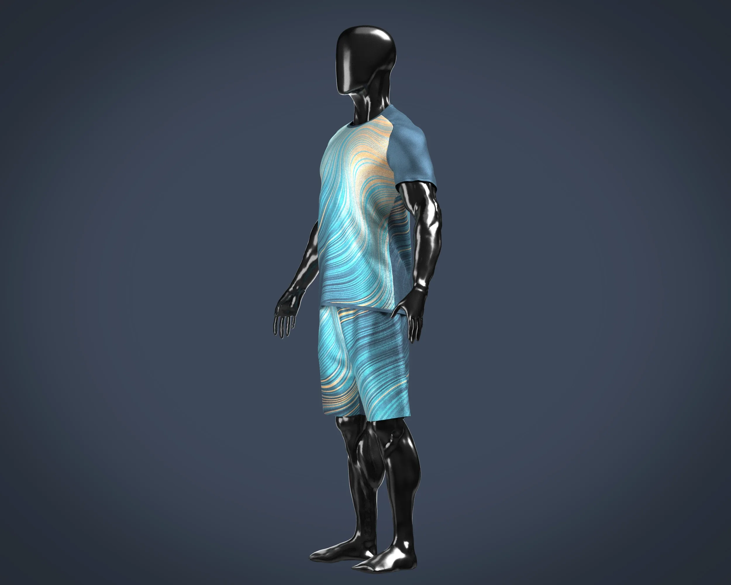 Sports Jersey with Short Pant | Marvelous / Clo3d / obj / fbx