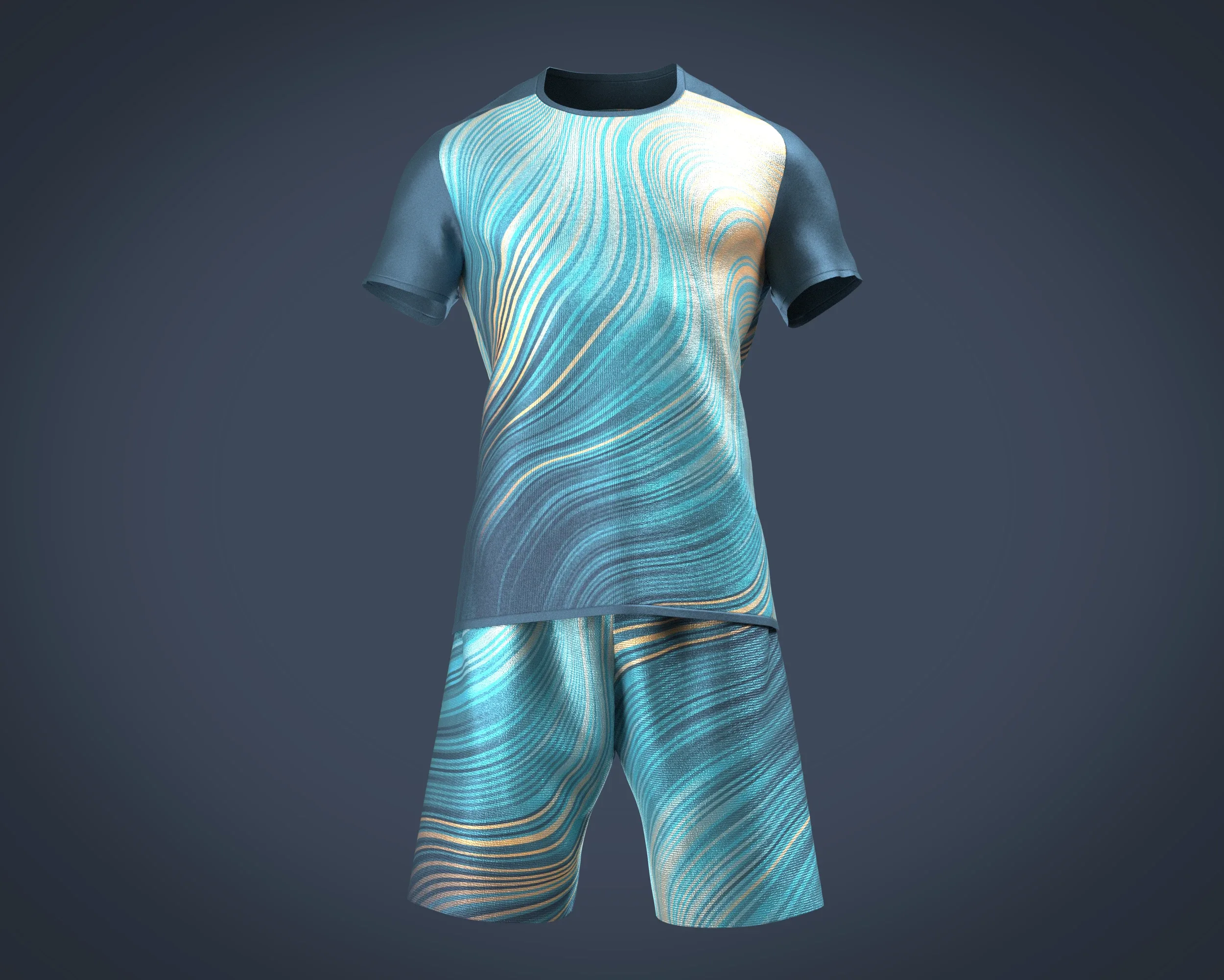Sports Jersey with Short Pant | Marvelous / Clo3d / obj / fbx