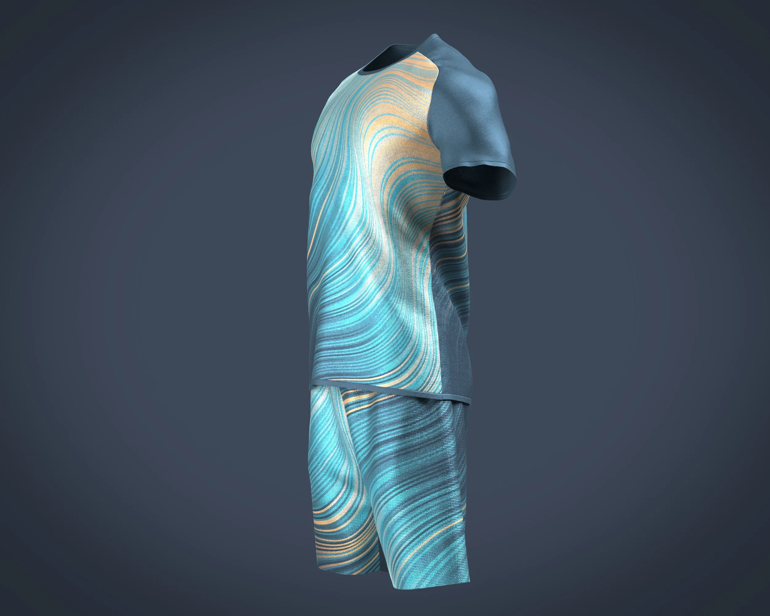Sports Jersey with Short Pant | Marvelous / Clo3d / obj / fbx