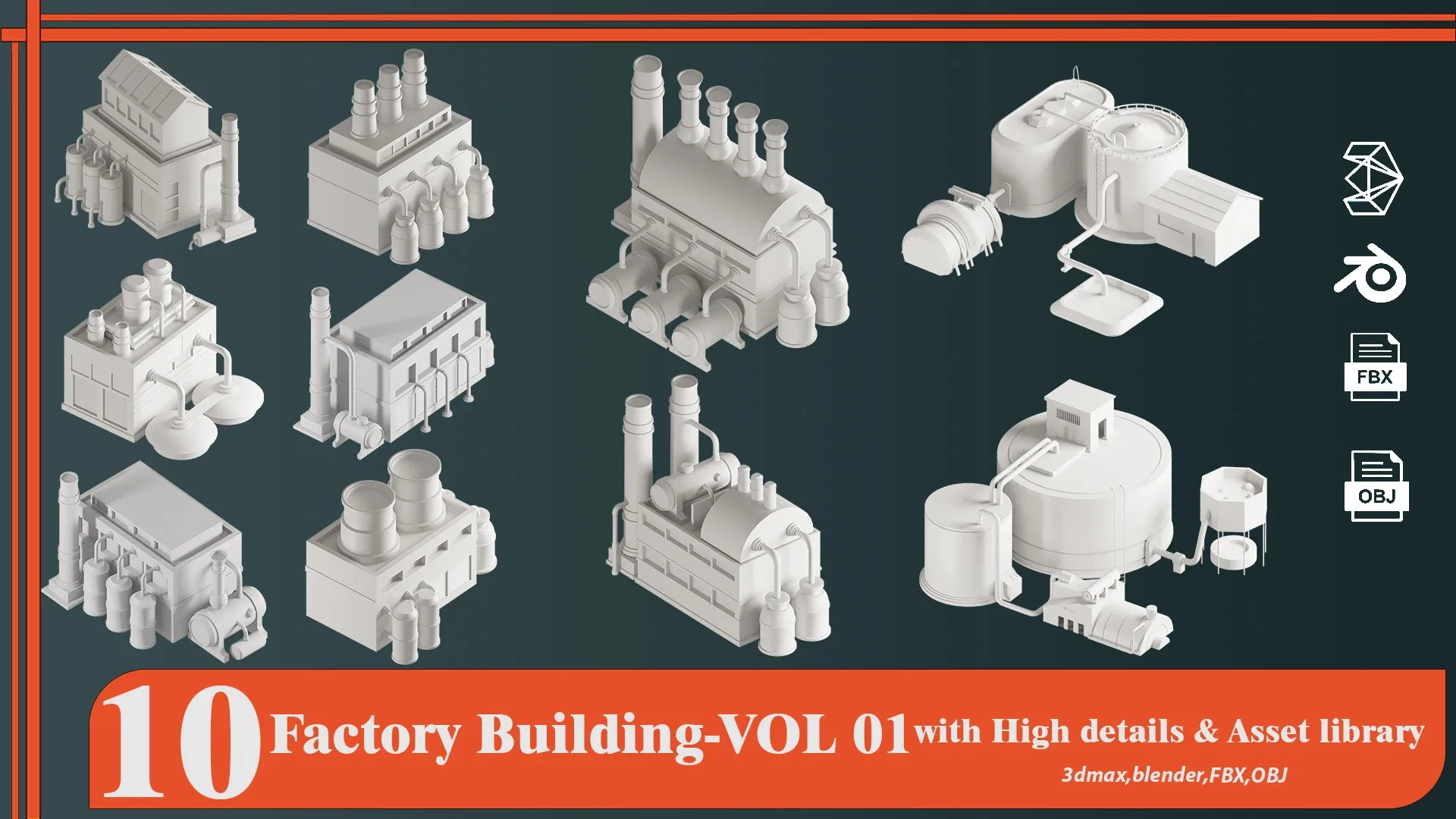 Factory Building VOL-01