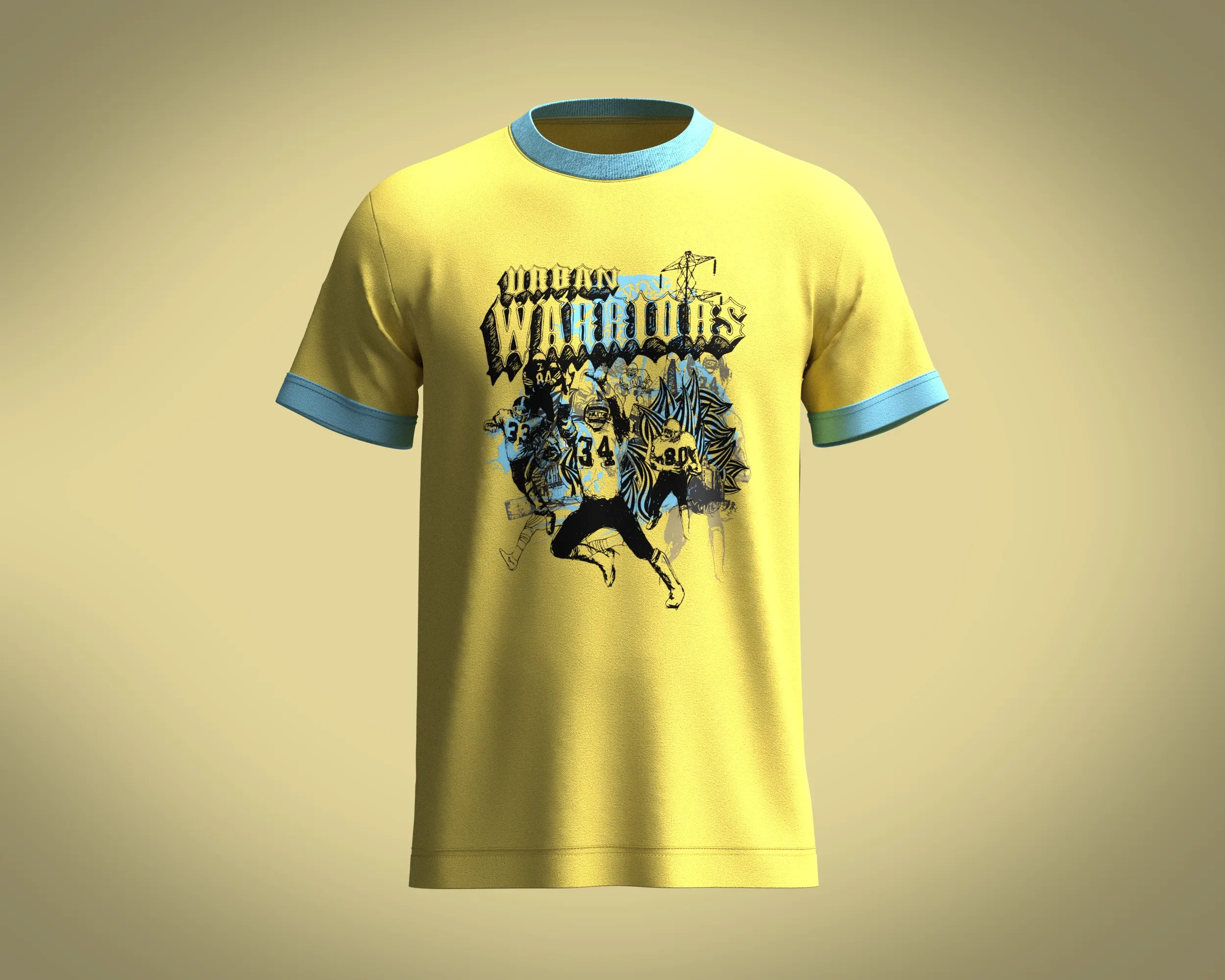 T-Shirt Sport | Marvelous / Clo3d / obj / fbx