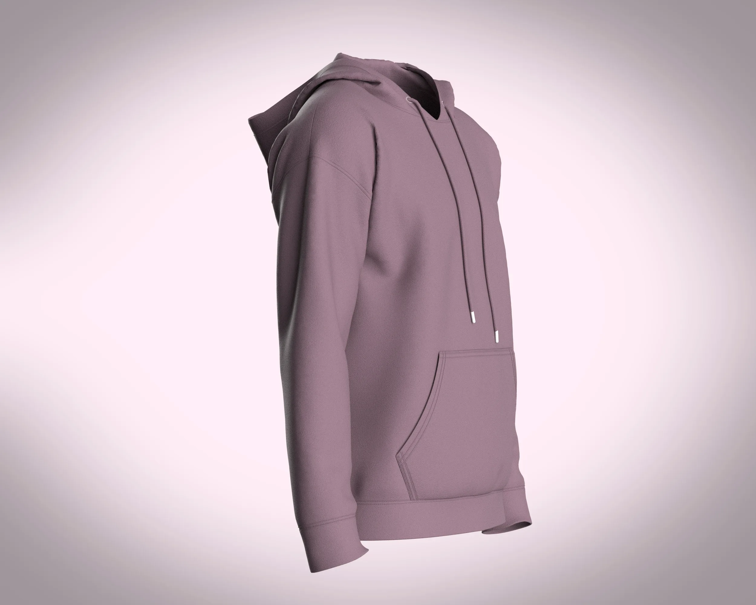 Hoodie - Unisex Style | Marvelous / Clo3d / obj / fbx