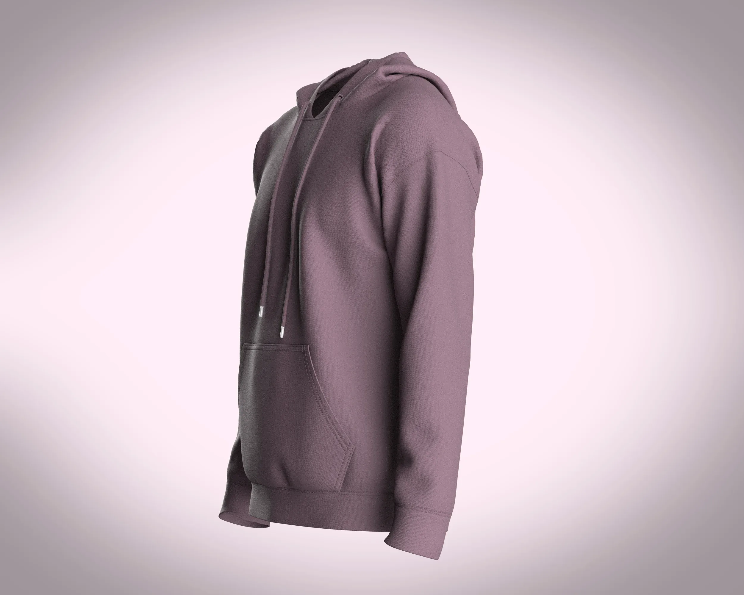 Hoodie - Unisex Style | Marvelous / Clo3d / obj / fbx