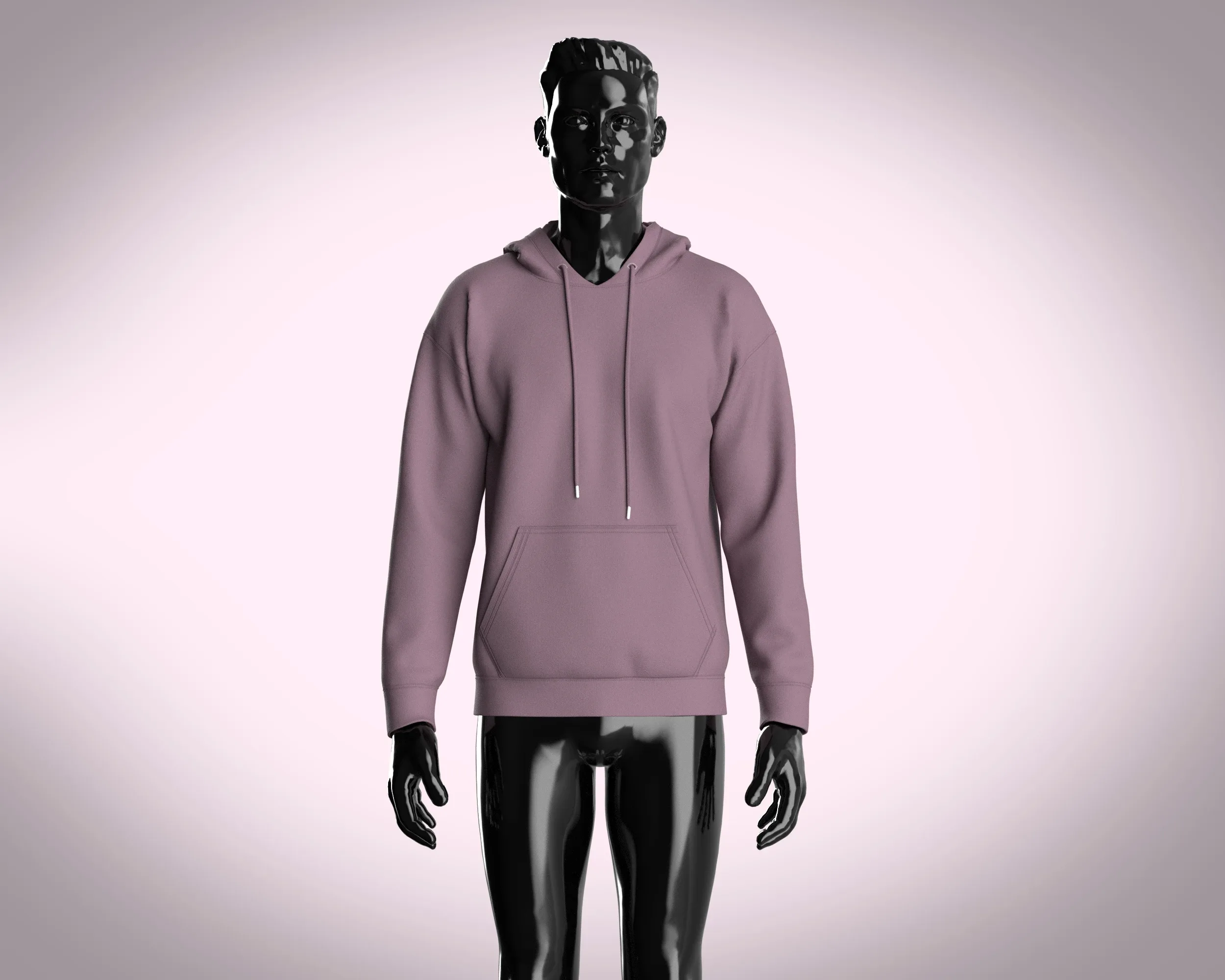 Hoodie - Unisex Style | Marvelous / Clo3d / obj / fbx