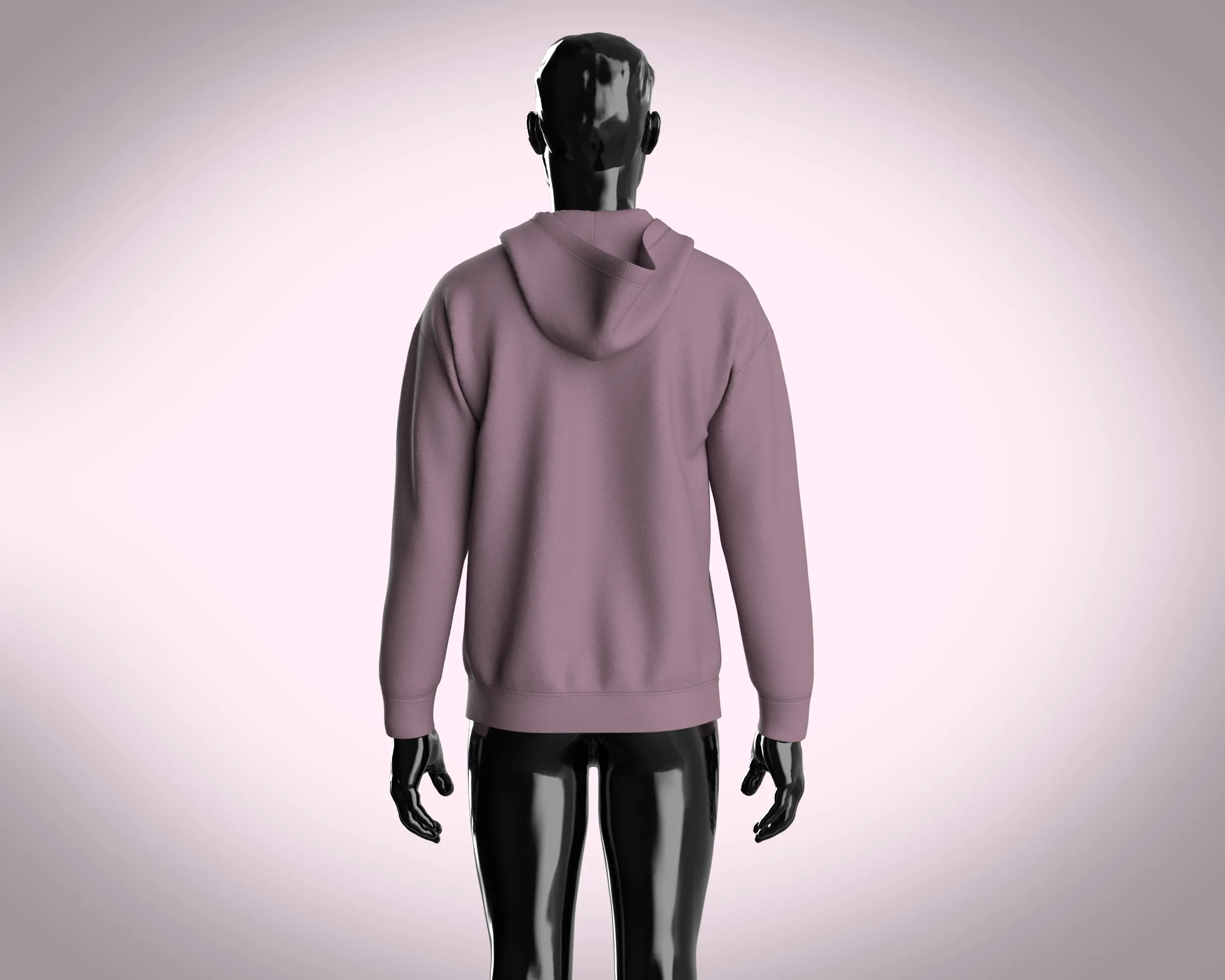 Hoodie - Unisex Style | Marvelous / Clo3d / obj / fbx