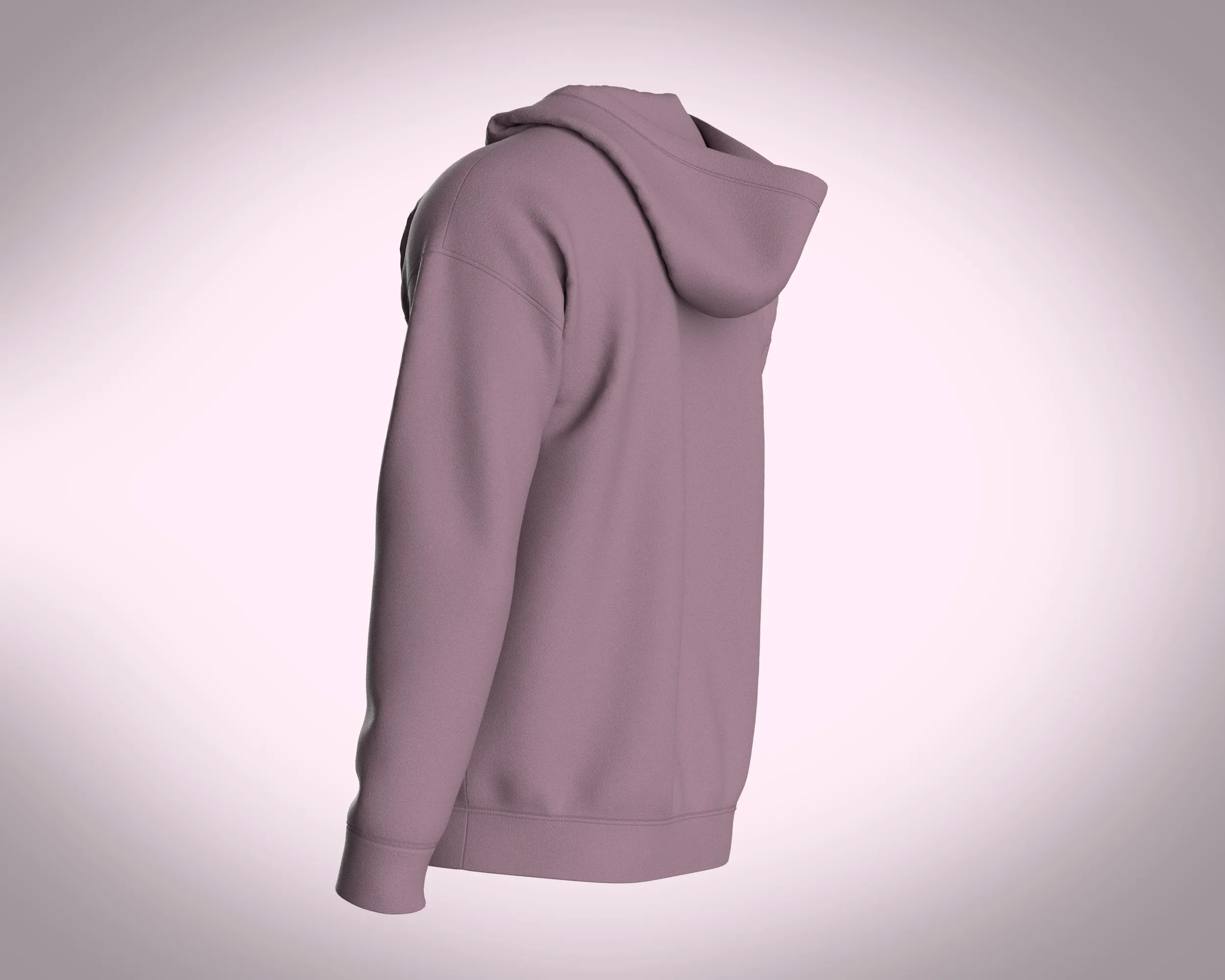 Hoodie - Unisex Style | Marvelous / Clo3d / obj / fbx