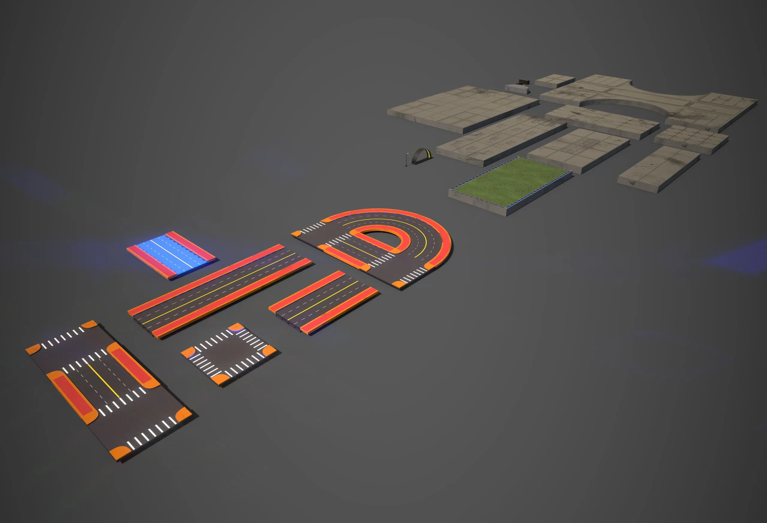 Sci Fi Modular Road Pack