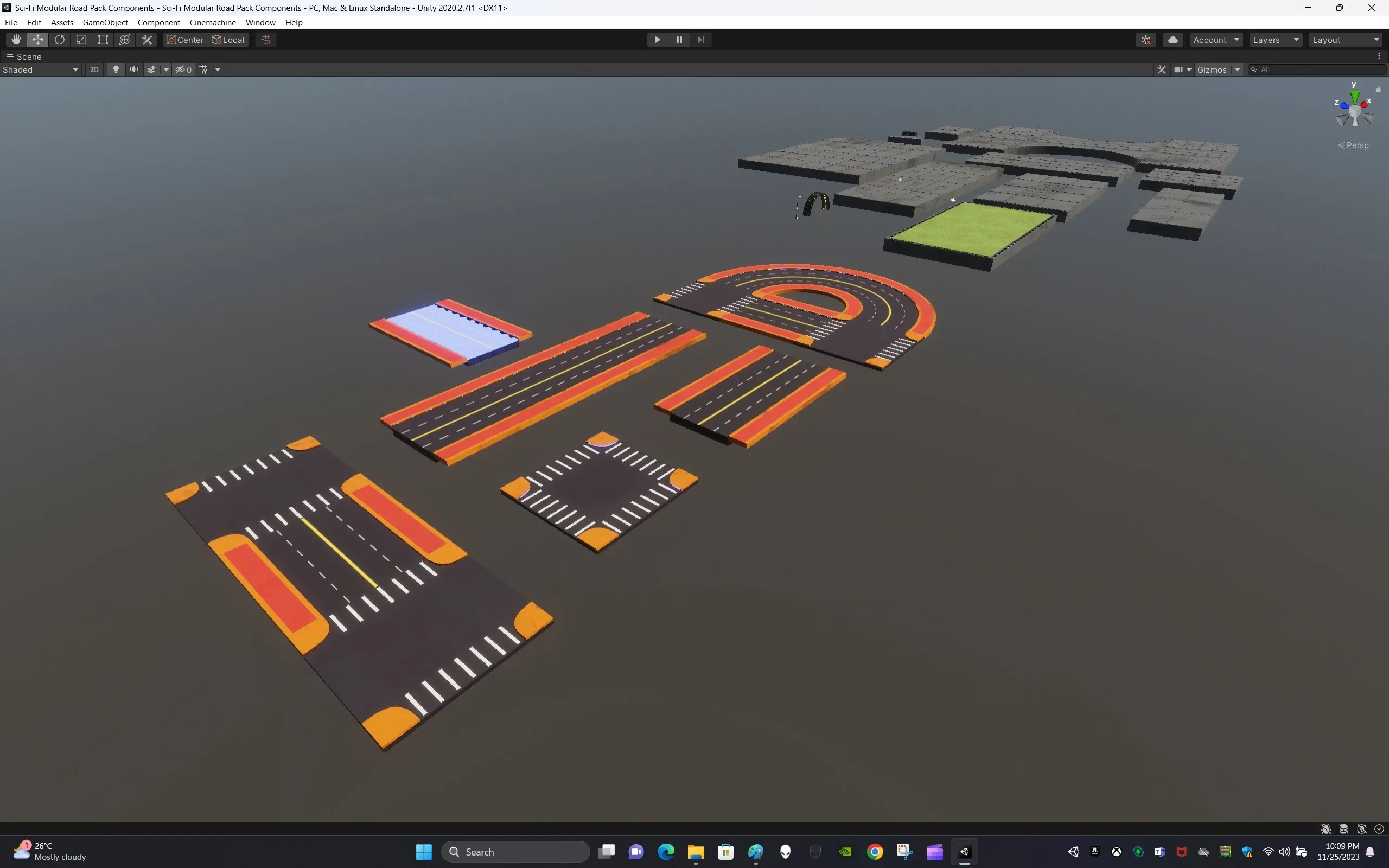 Sci Fi Modular Road Pack