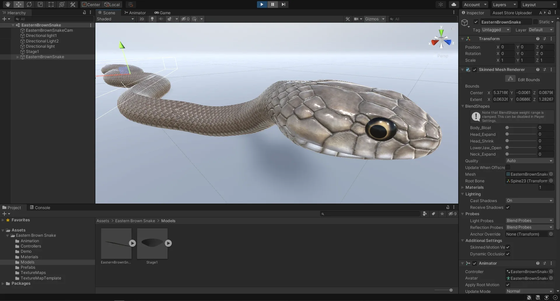 Eastern Brown Snake - Animated