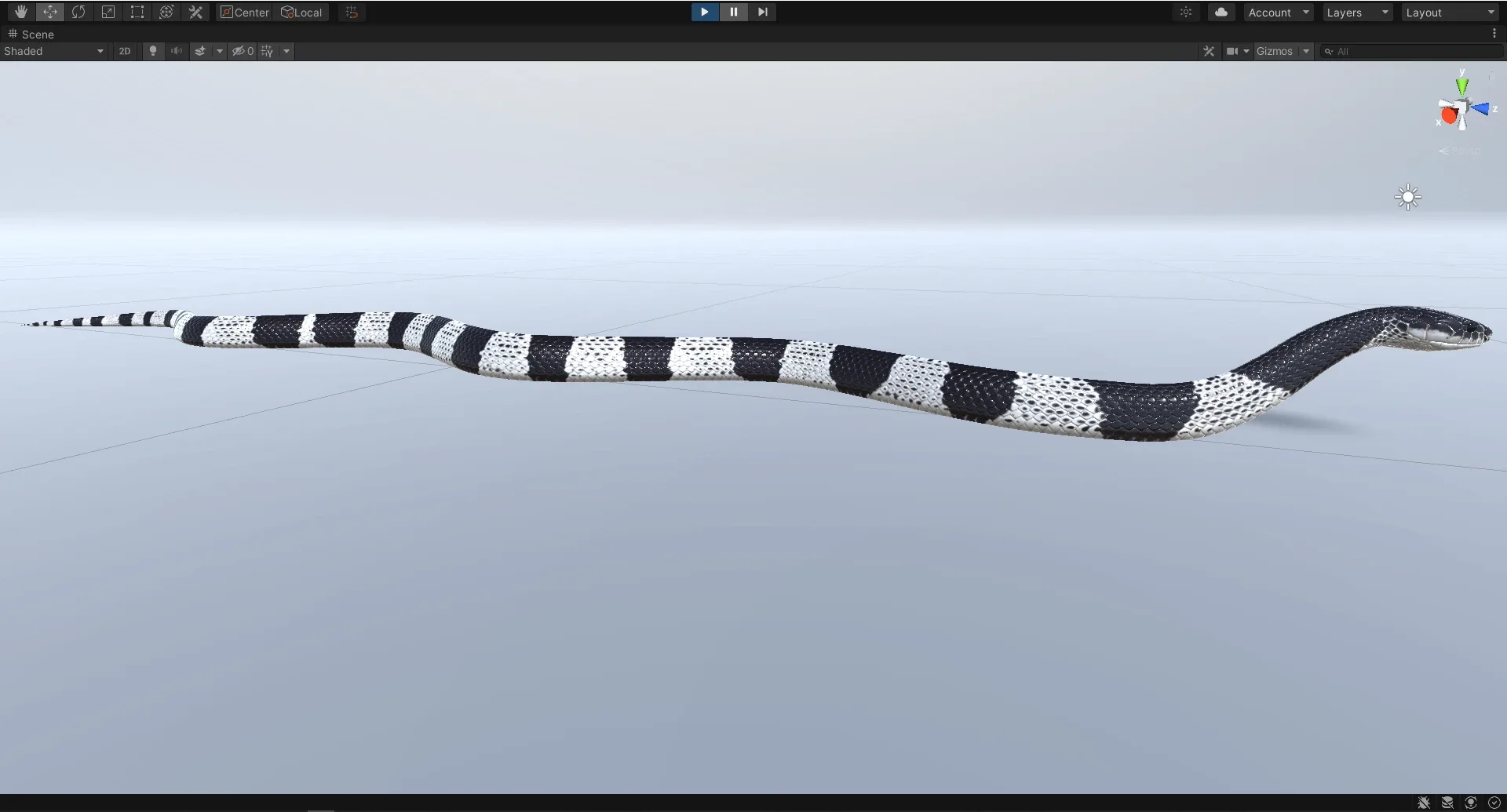 Malayan Krait - Animated