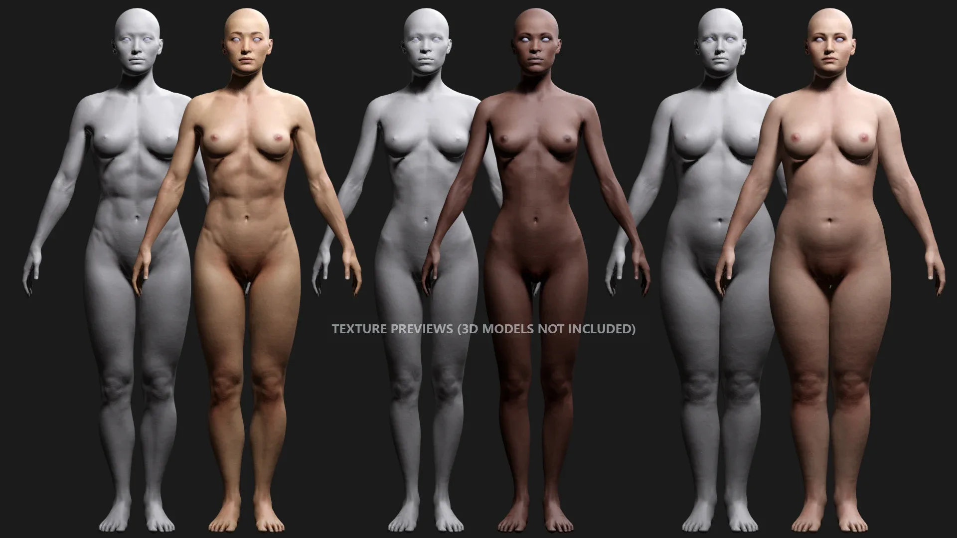 Texture Pack For Female Basemesh