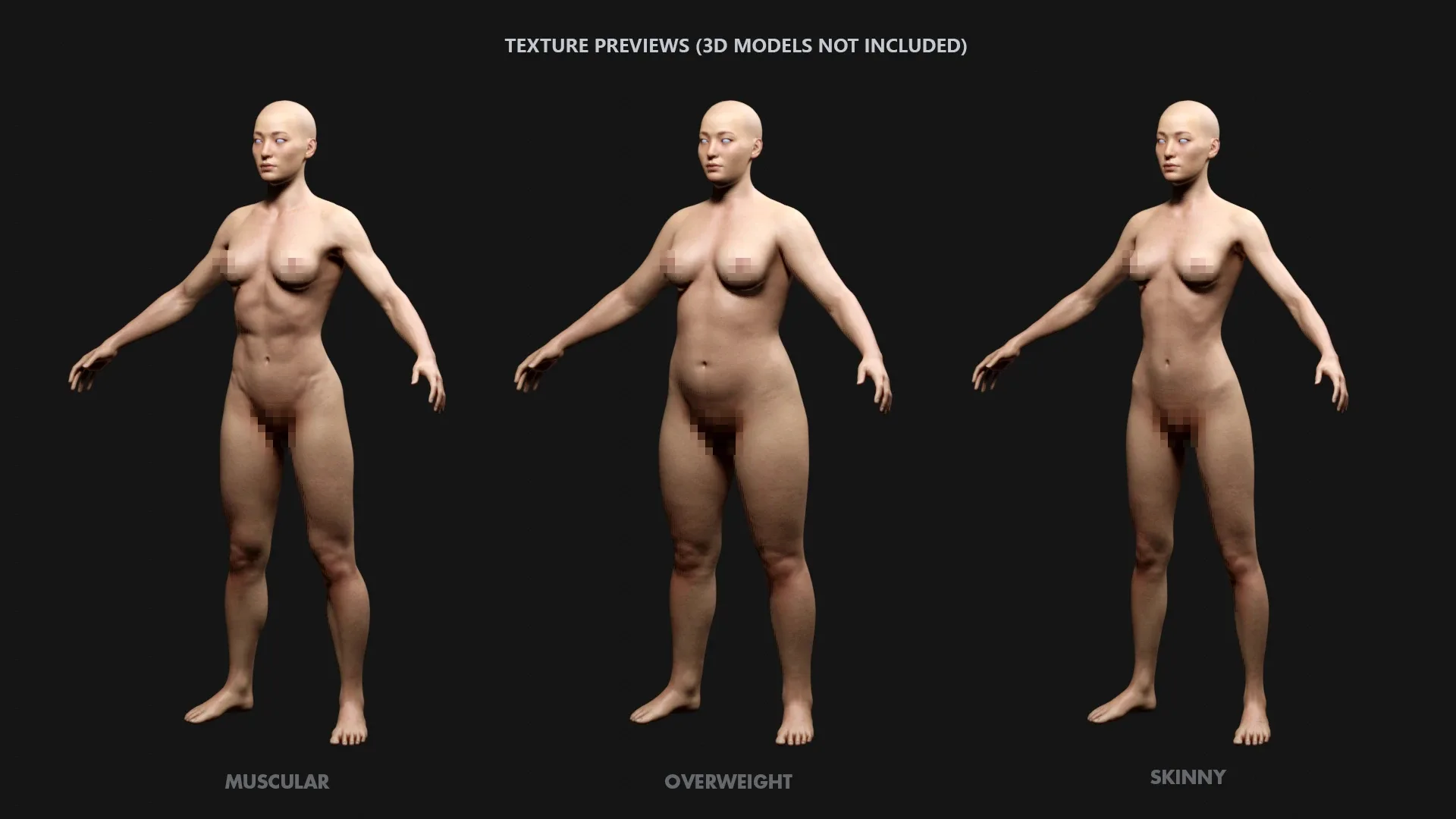 Texture Pack For Female Basemesh