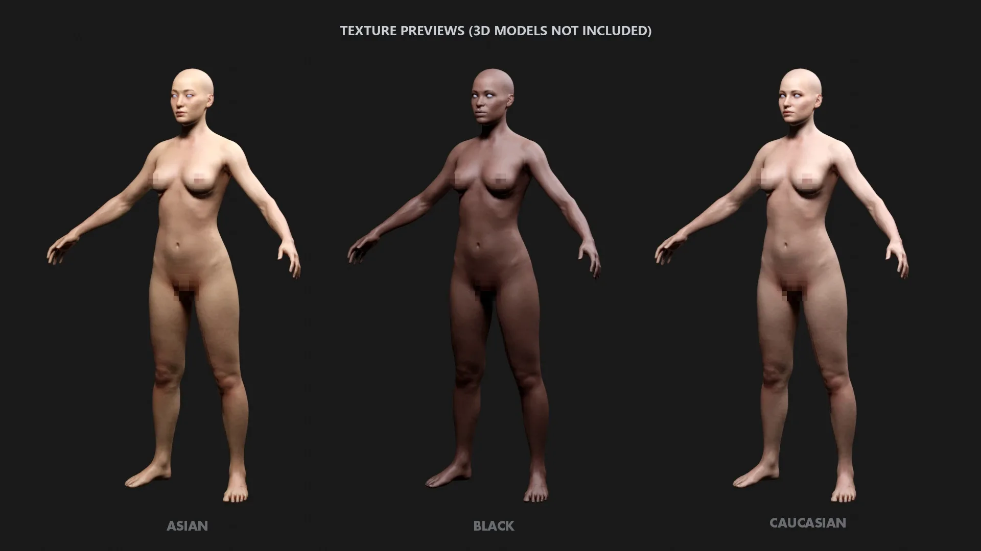 Texture Pack For Female Basemesh