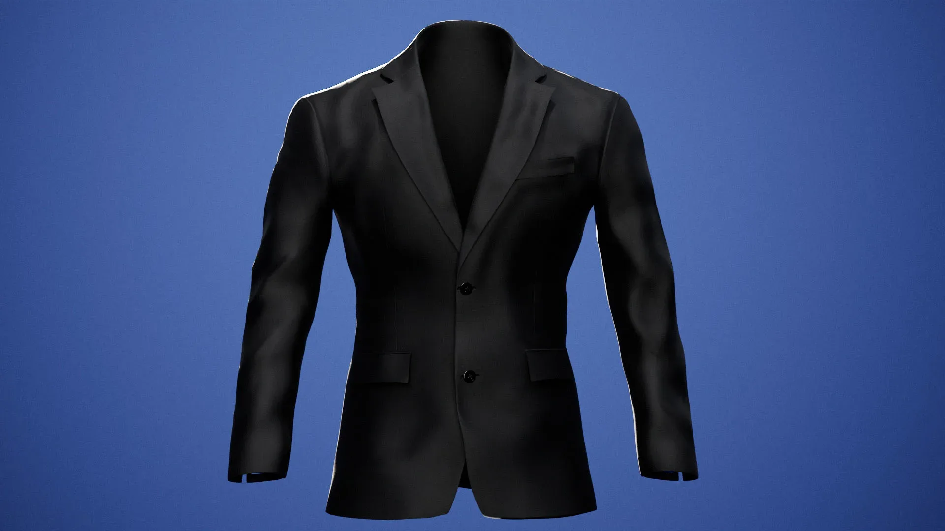 Suit Jacket Low poly