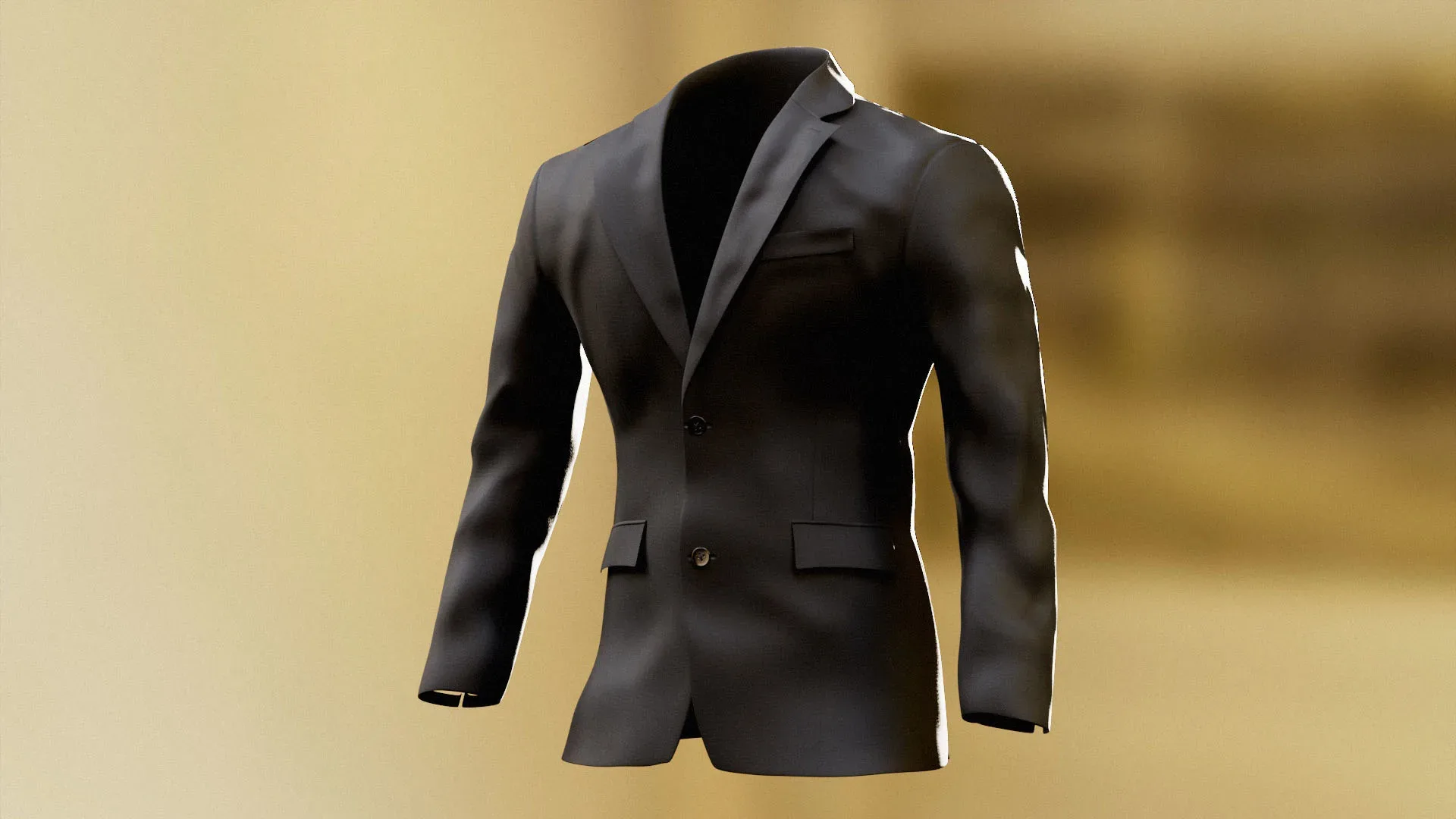 Suit Jacket Low poly