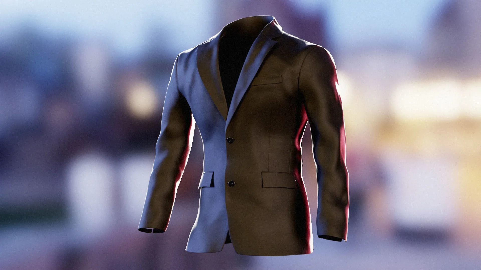 Suit Jacket Low poly