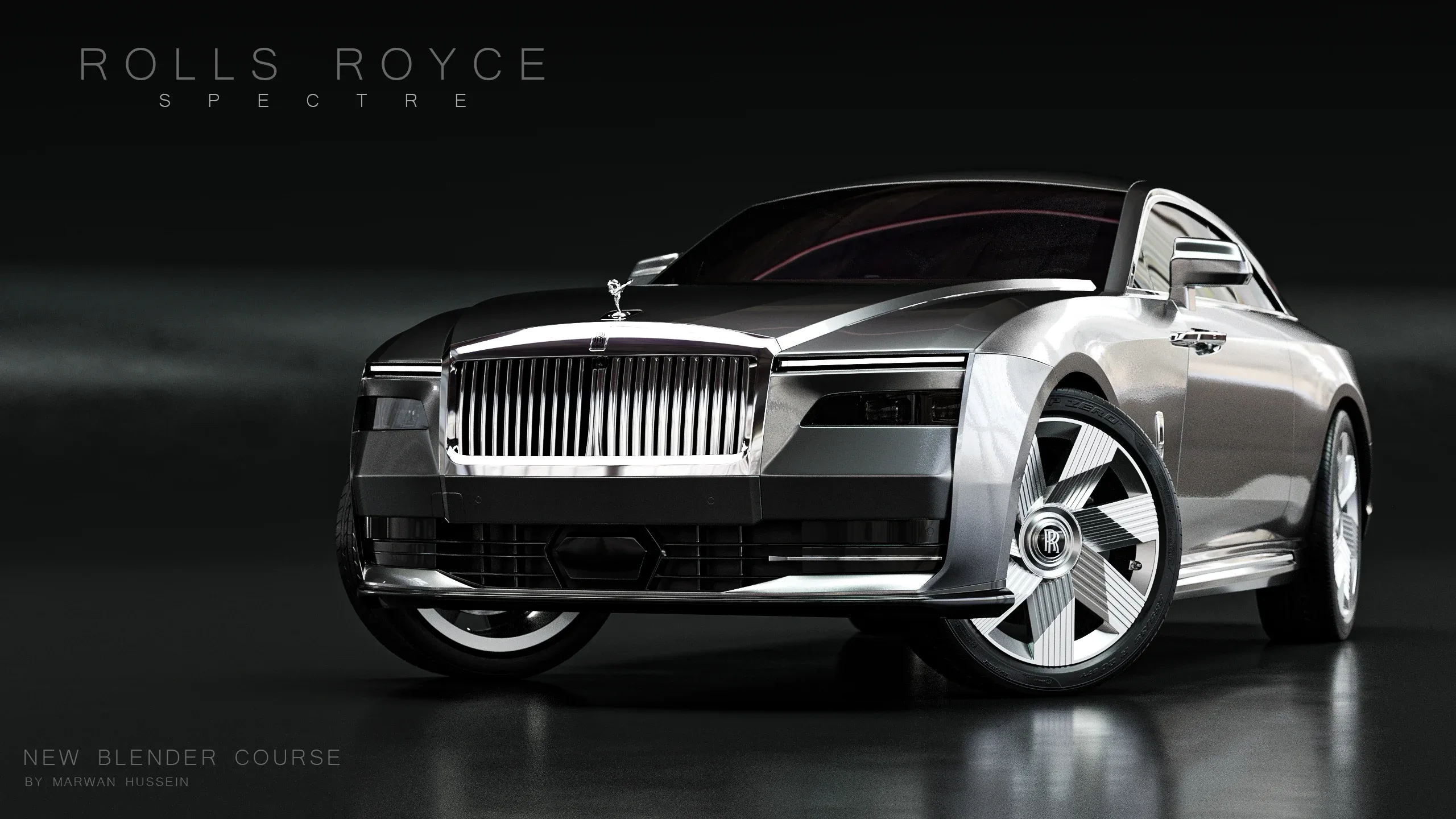 Blender: Rolls Royce Spectre in 3D