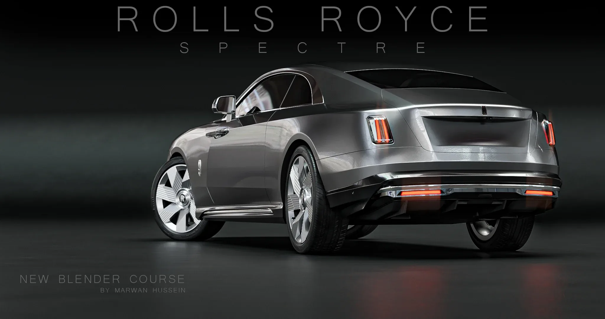 Blender: Rolls Royce Spectre in 3D