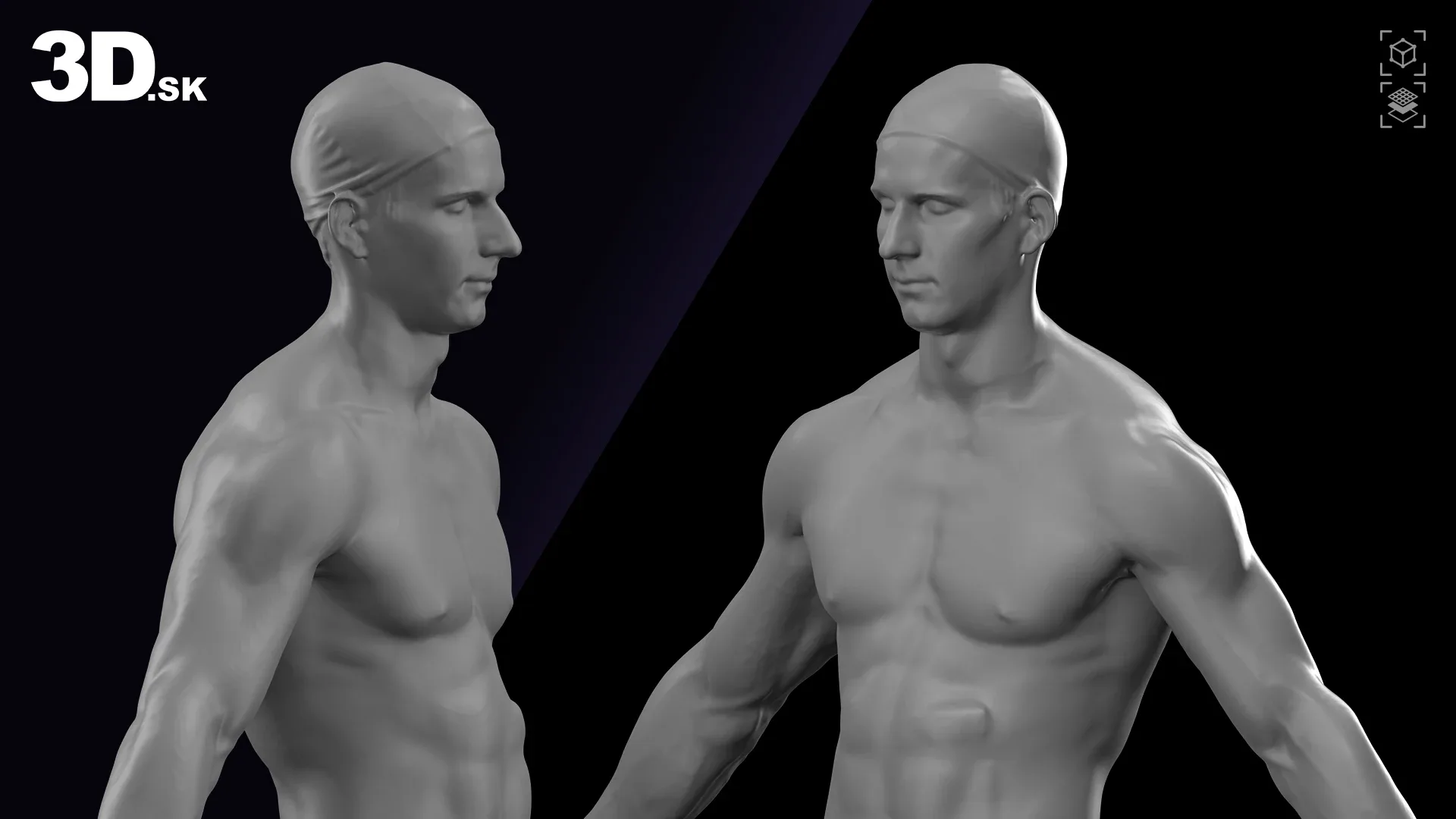 Base Body Scan | Human 3D Model Matej