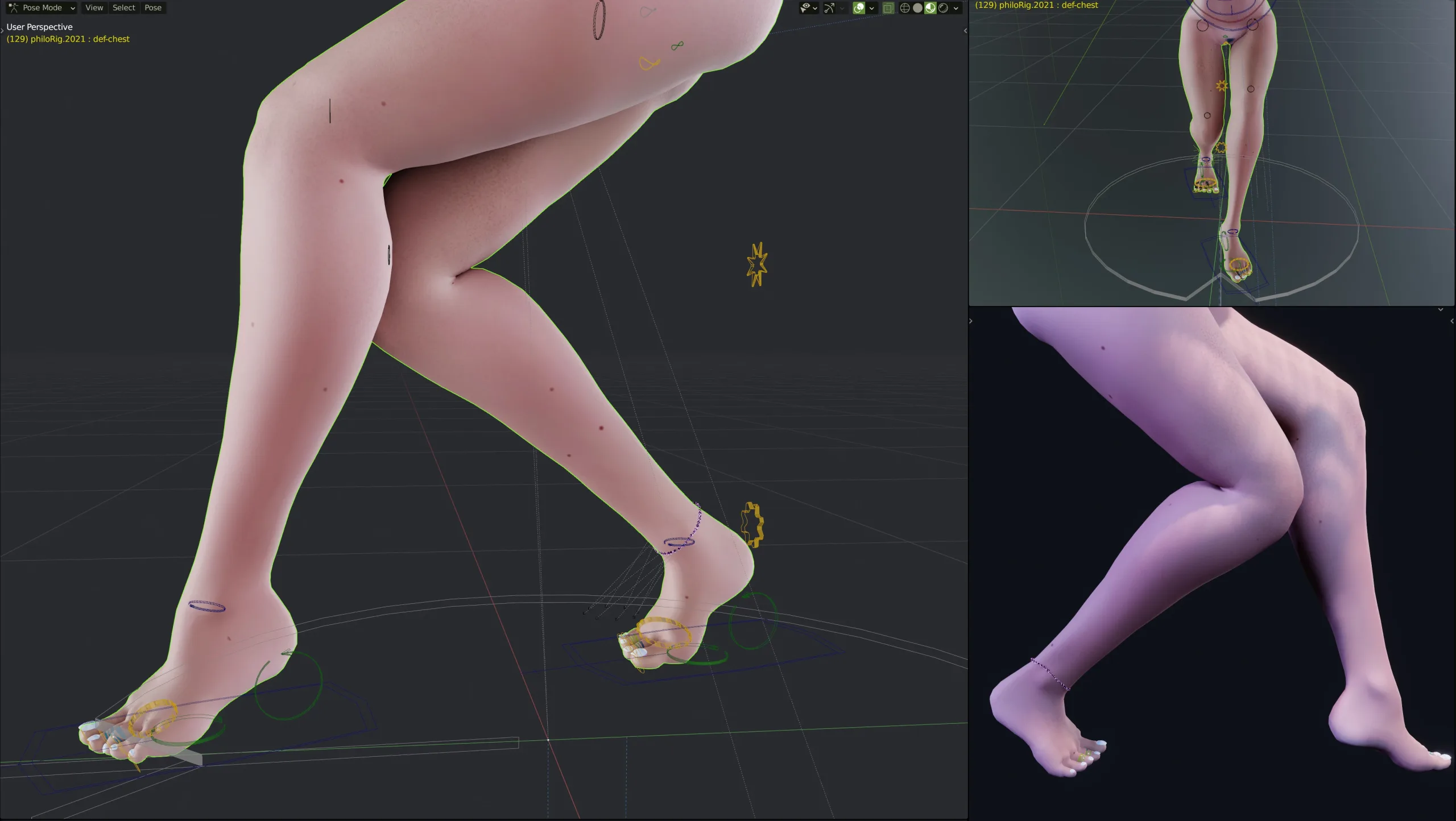 Rigging Nude Females in Blender - Tutorial Megapack