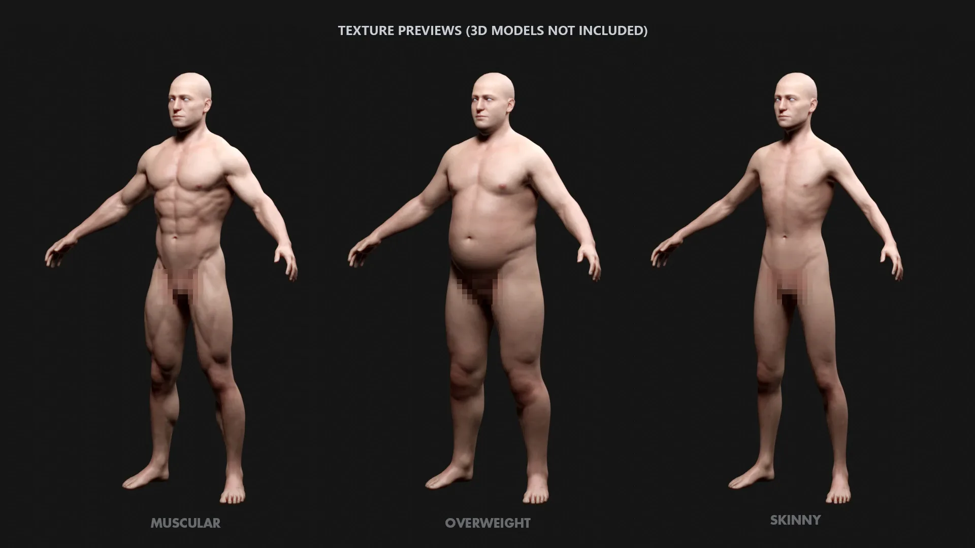 Texture Pack For Male Basemesh